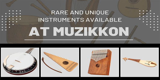 Rare and Unique Instruments Available at Muzikkon