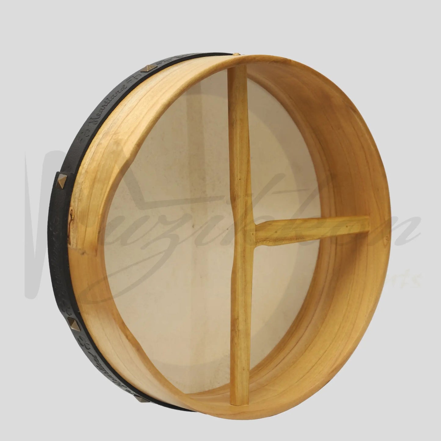 14’’x4’’ (35.5x10.1 cm) Heartland Non Tunable Bodhran T-Bar Deep Tune Bodhran