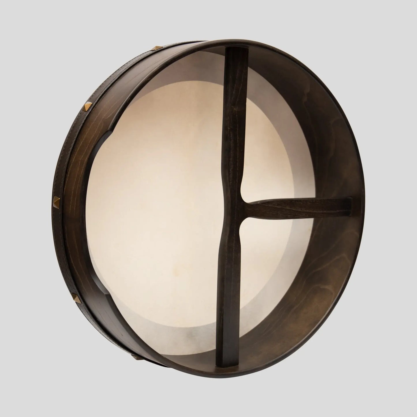 18’’X4’’ Heartland Bodhran Ebony Non Tunable T-Bar Deep Tuned
