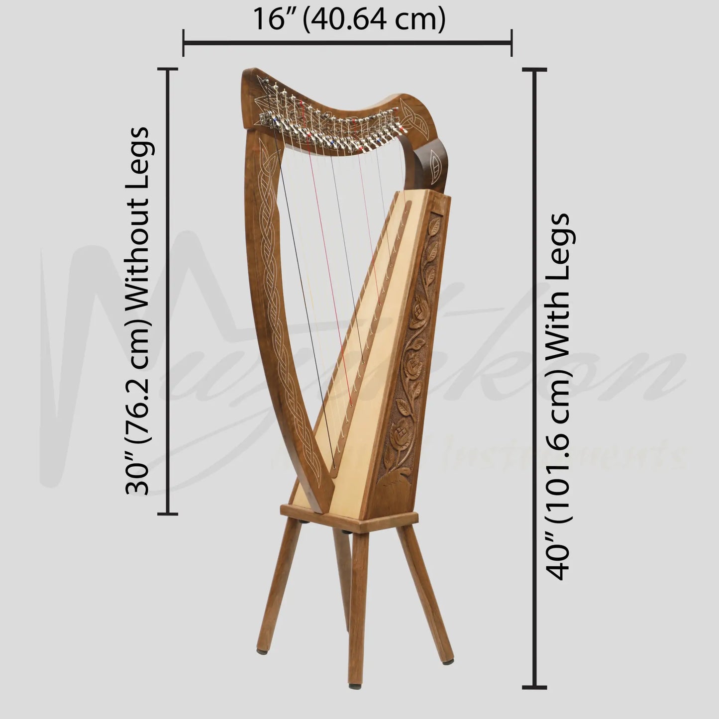 19 String Boru Harp