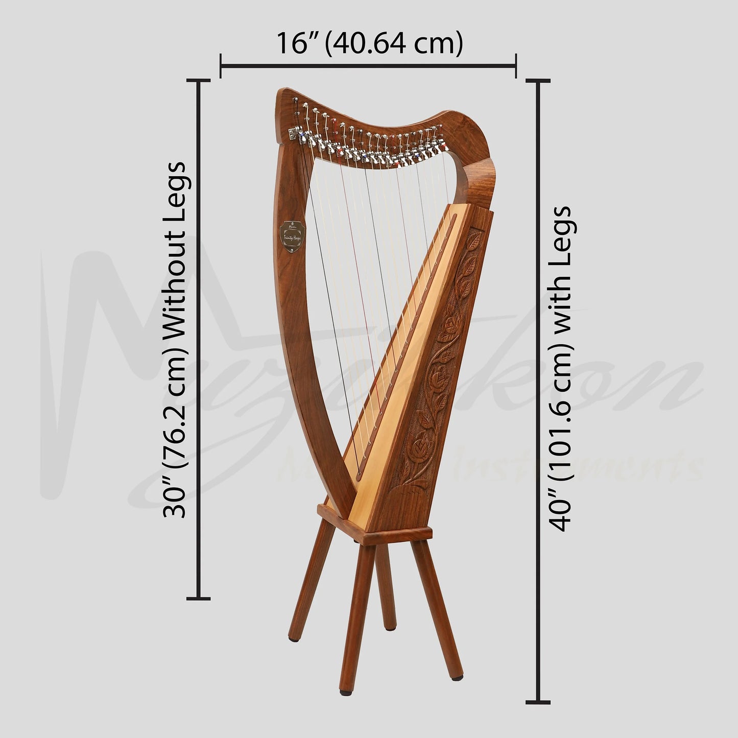 19 String Trinity Harp