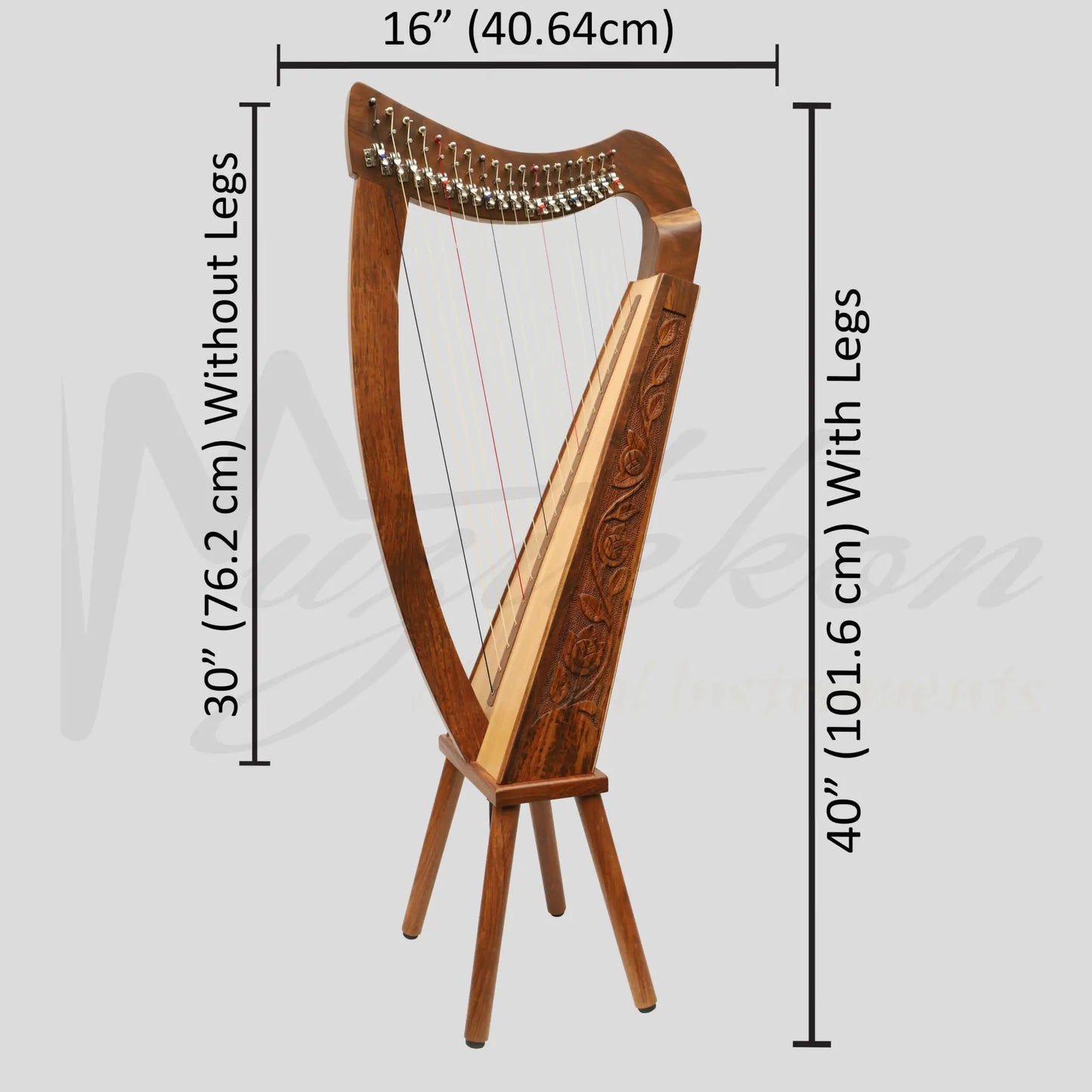 19 String Trinity Harp