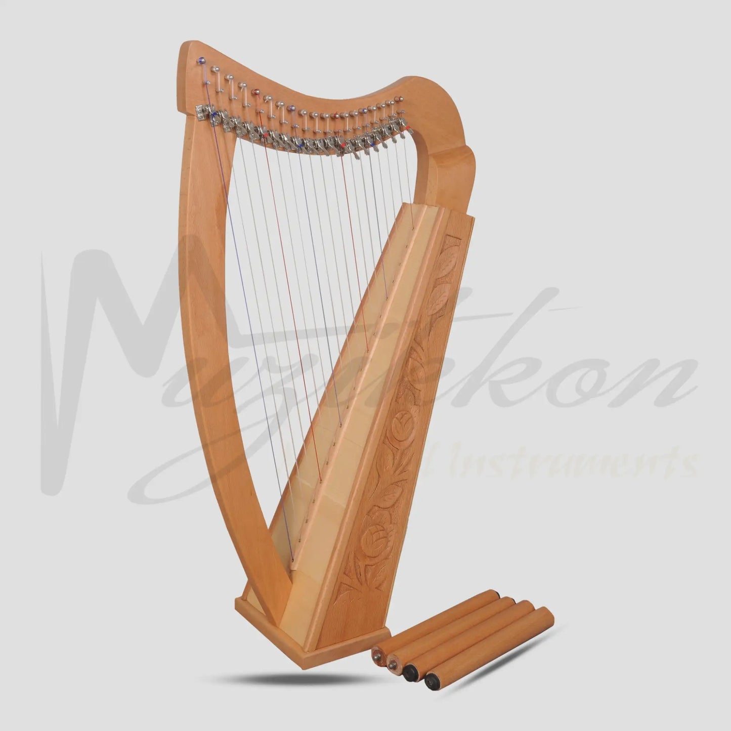 19 String Trinity Harp Beechwood