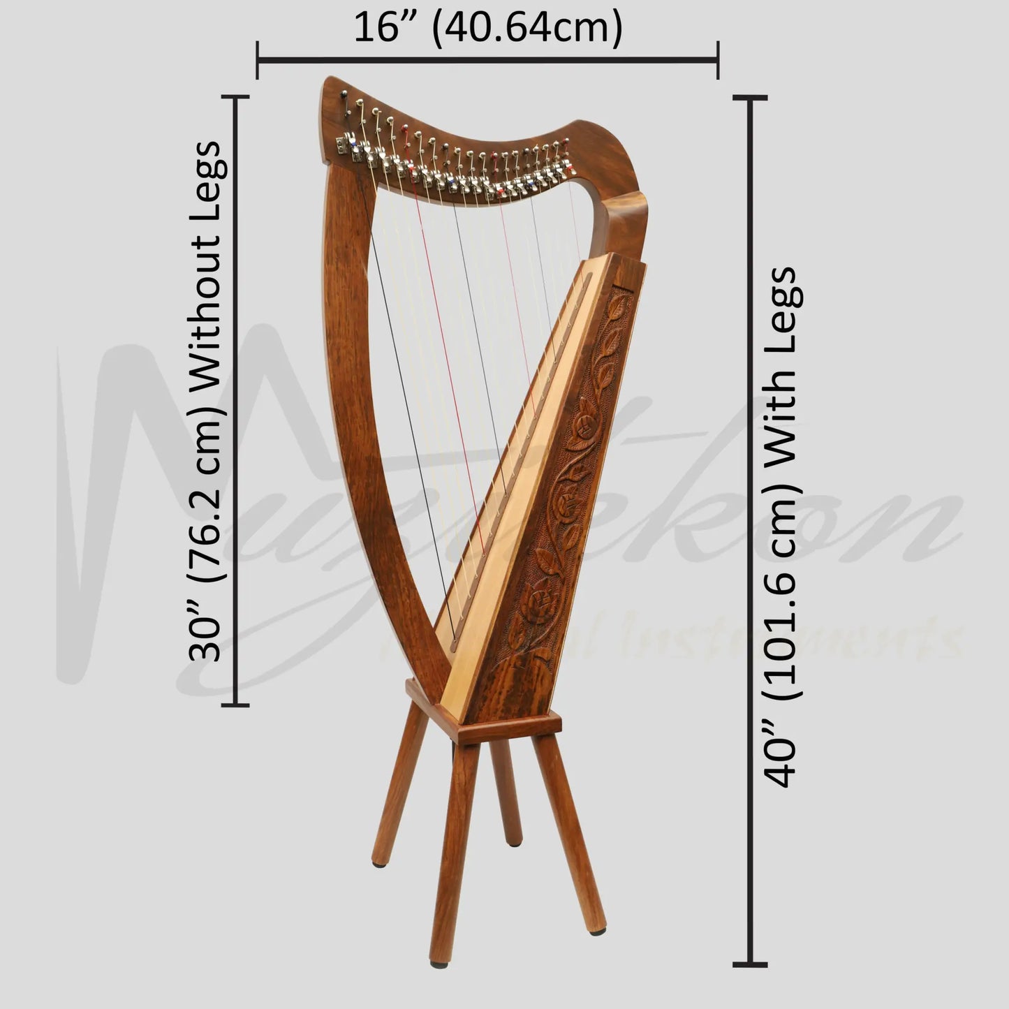 19 String Trinity Harp
