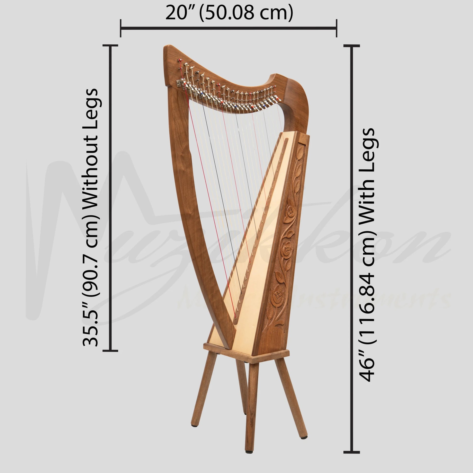 22 String Trinity Harp
