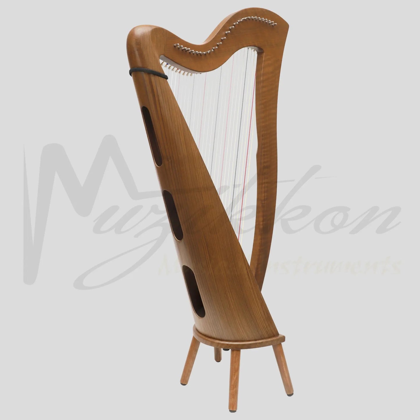 27 String McHugh Harp Round Back
