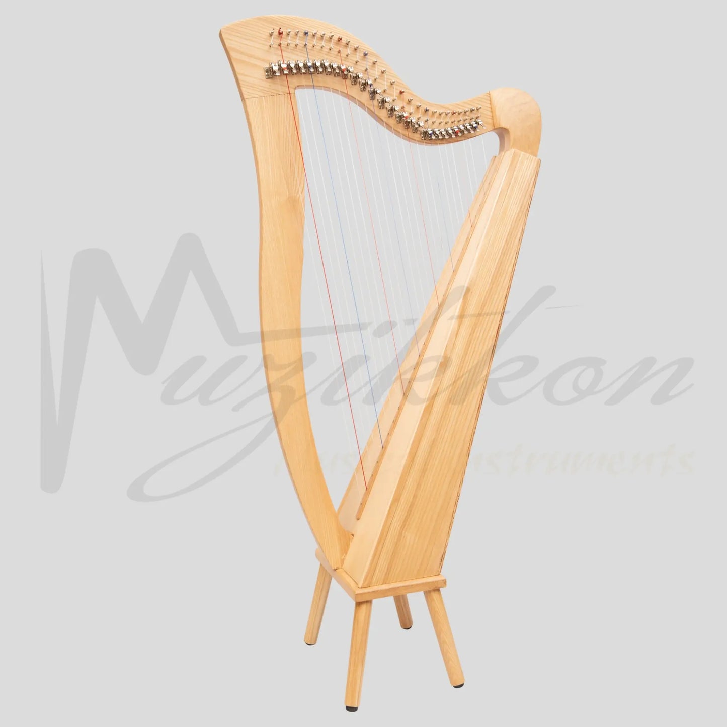 27 String Mchugh Harp Square Back