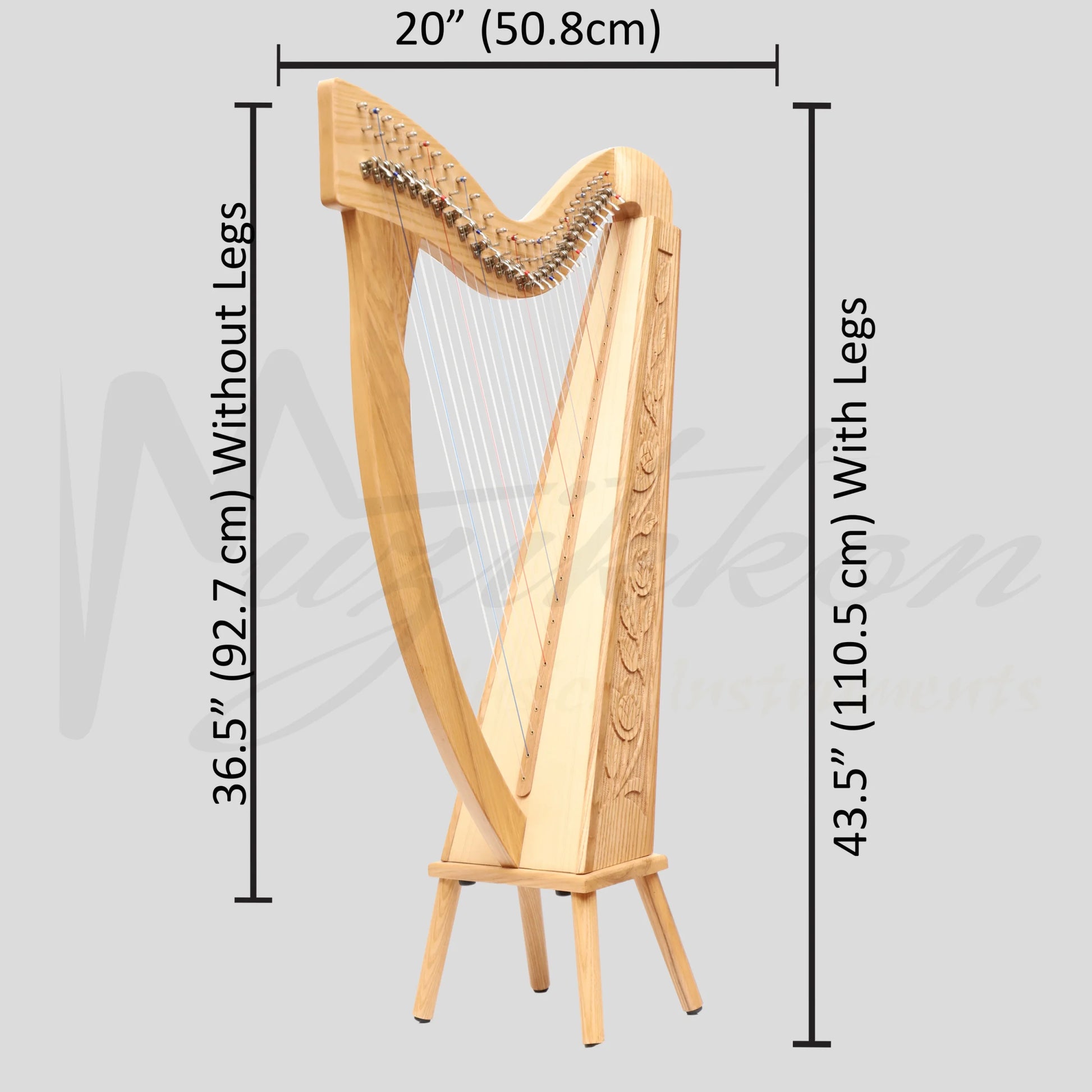 27 String Trinity Harp