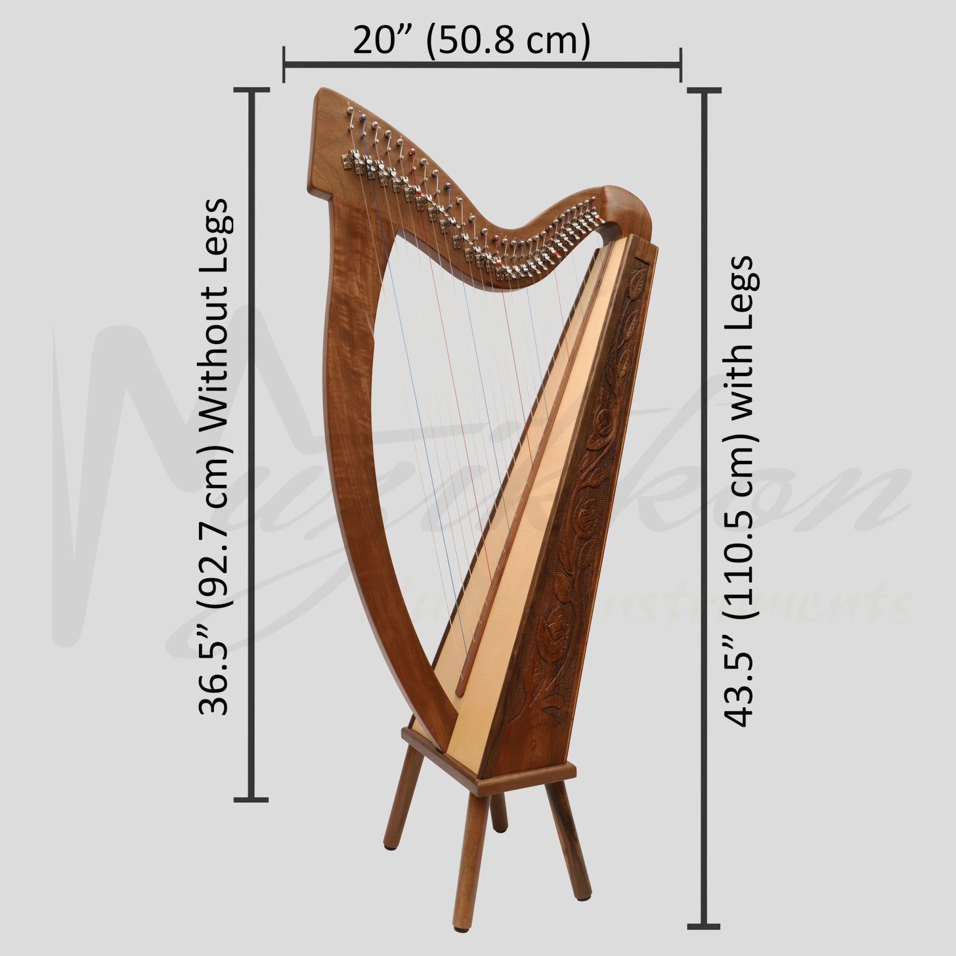 27 String Trinity Harp