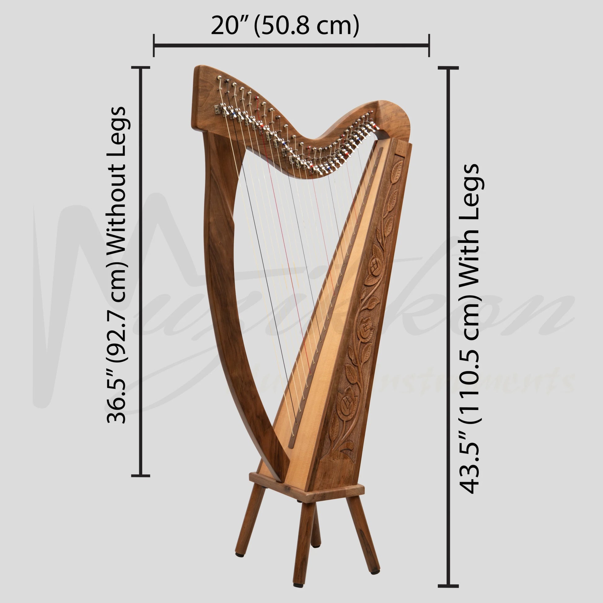 27 String Trinity Harp