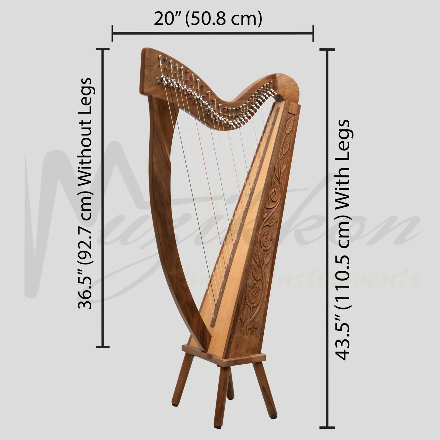27 String Trinity Harp