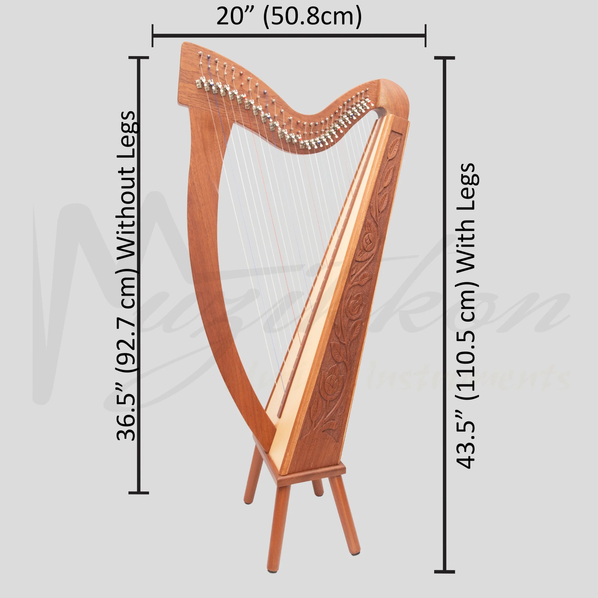 27 String Trinity Harp