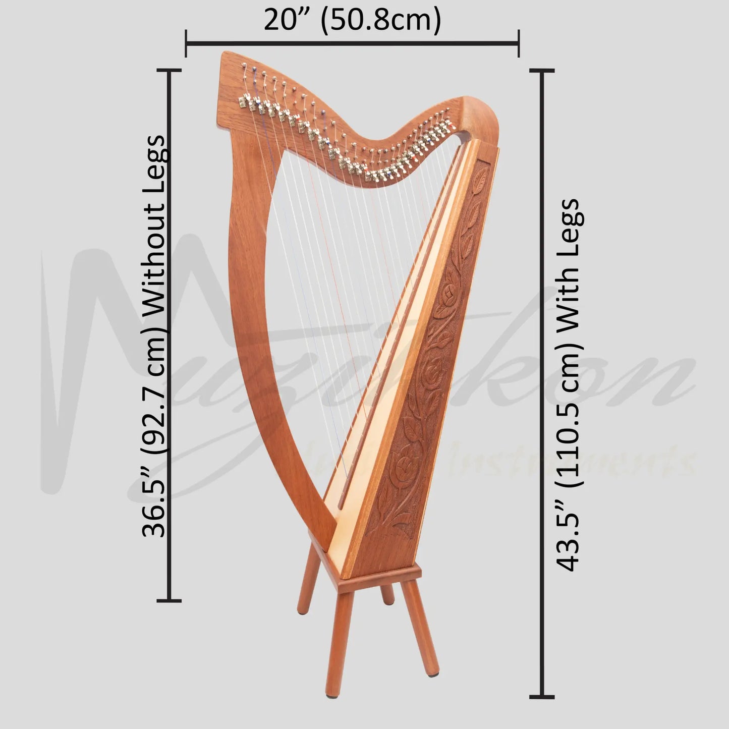 27 String Trinity Harp