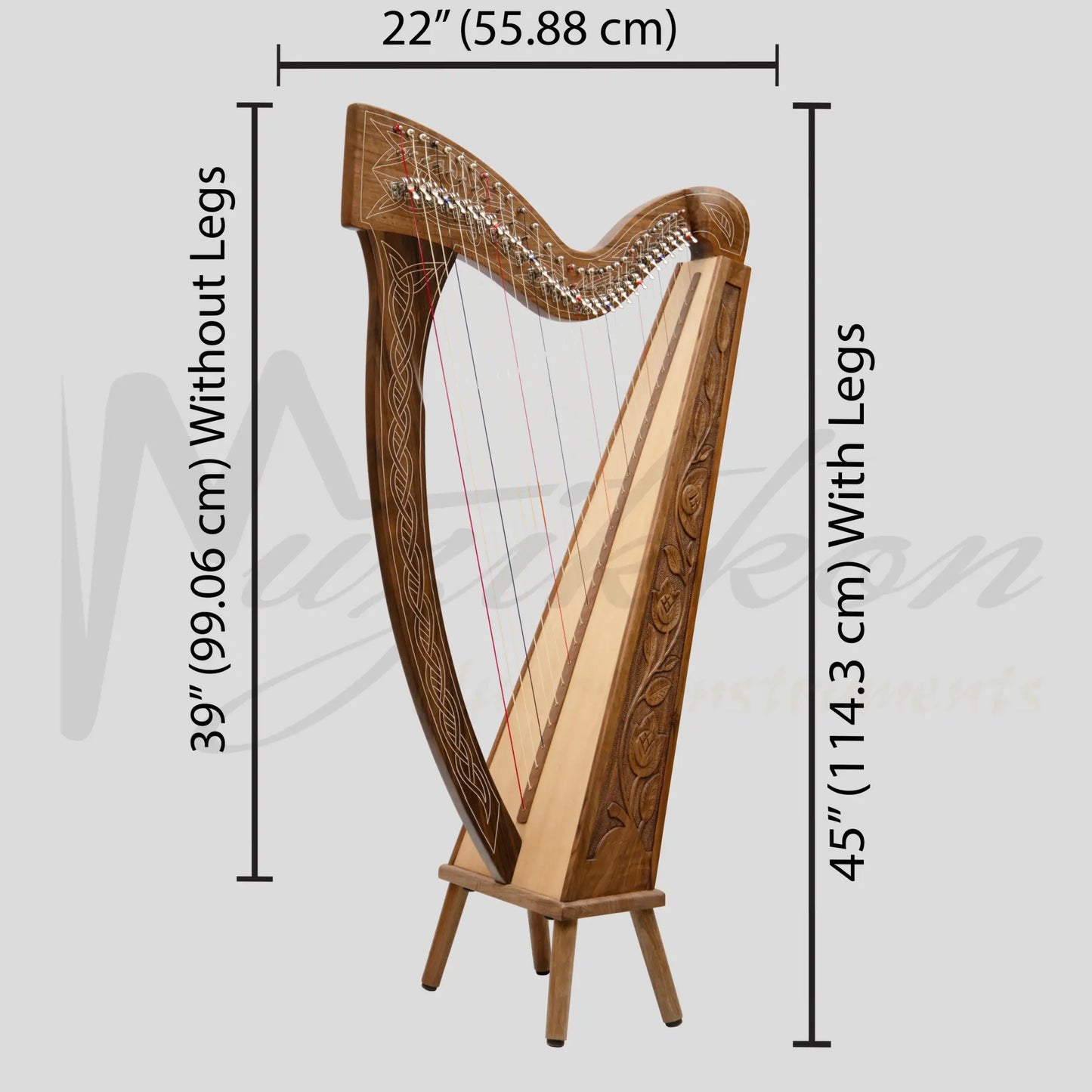 29 String Boru Harp