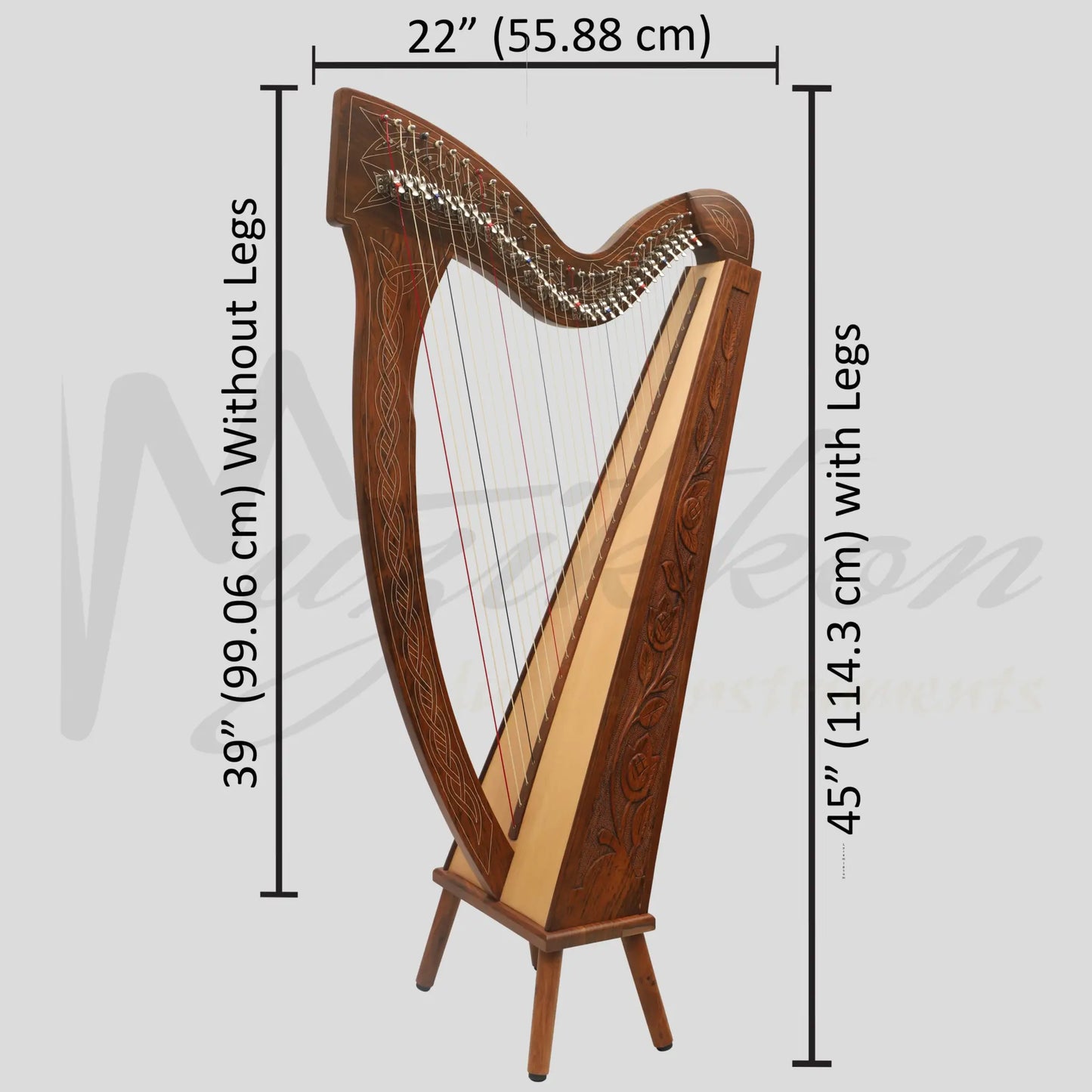 29 String Boru Harp