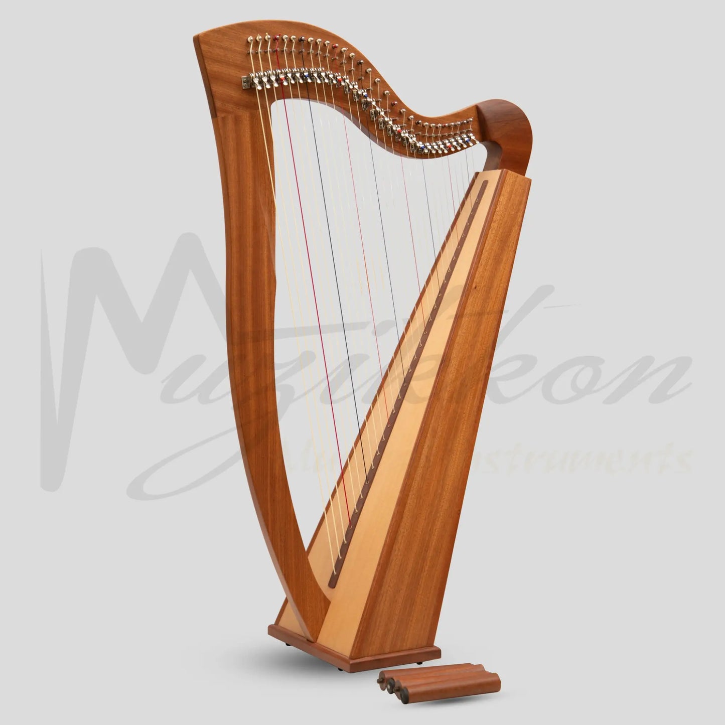29 String McHugh Harp Square Back Mahogany