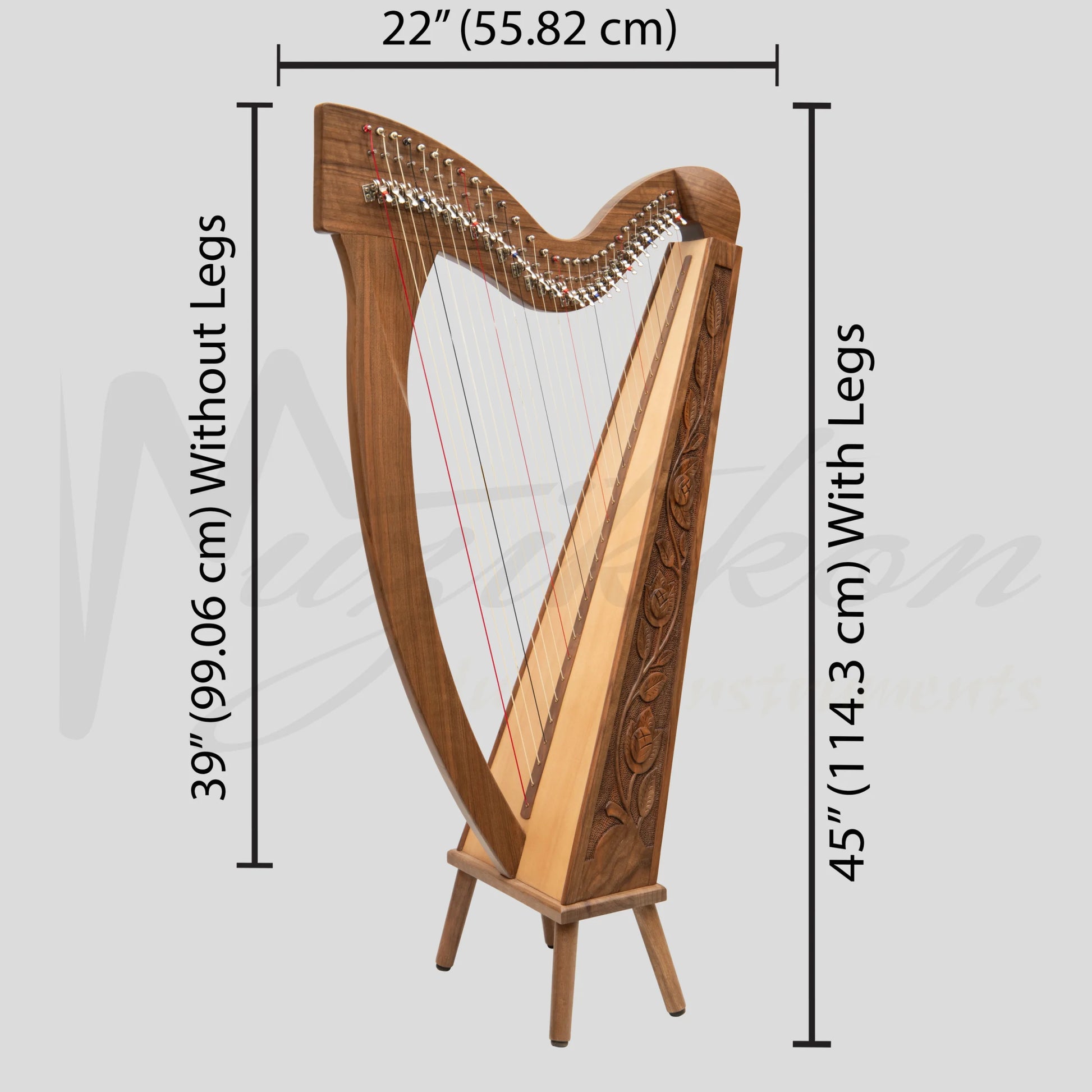 29 String Trinity Harp