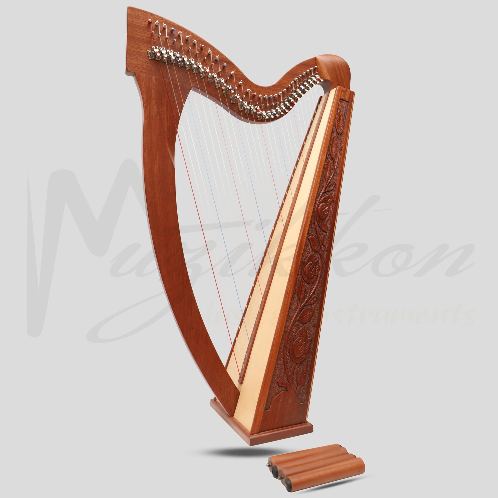 29 String Trinity Harp Mahogany