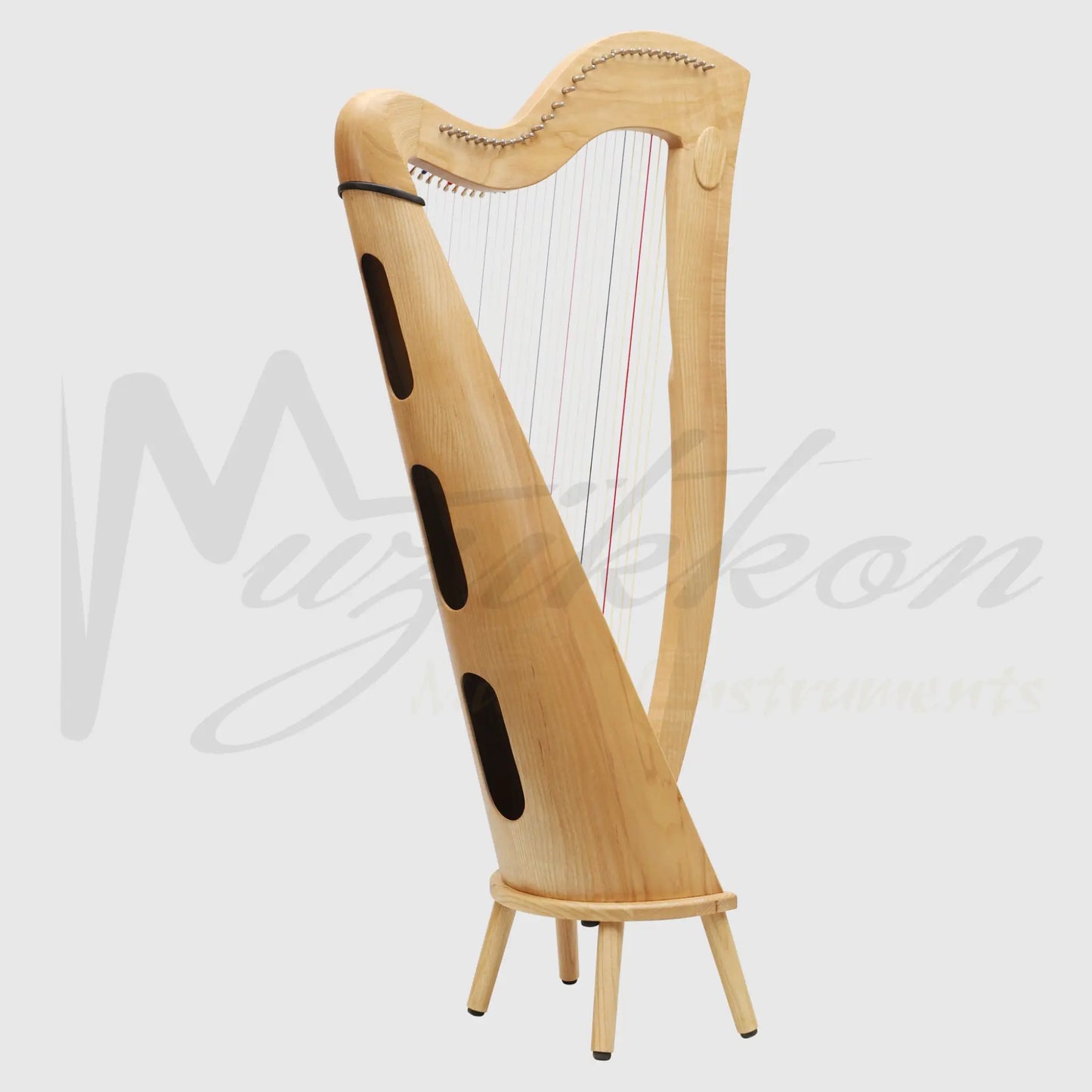 29 Strings McHugh Harp Round Back
