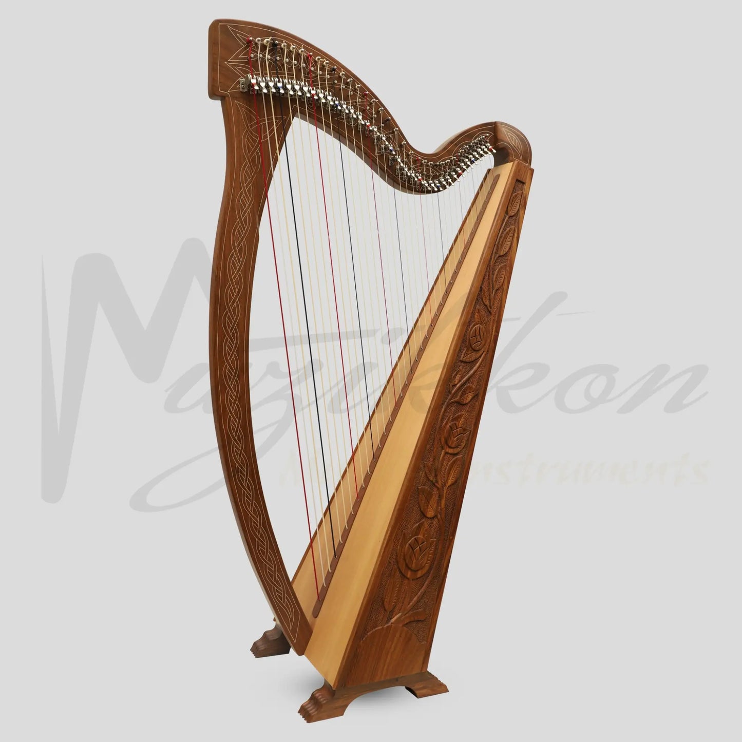 36 String Boru Harp Rosewood