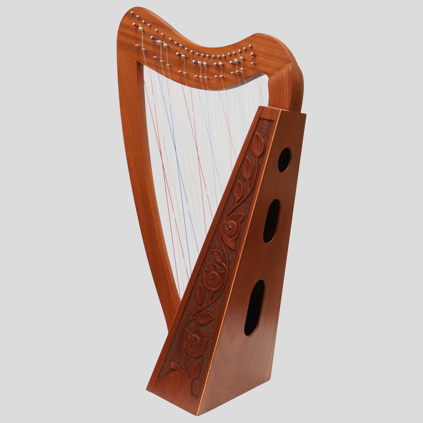 Cross Strung Harp, 38 String Mahogany