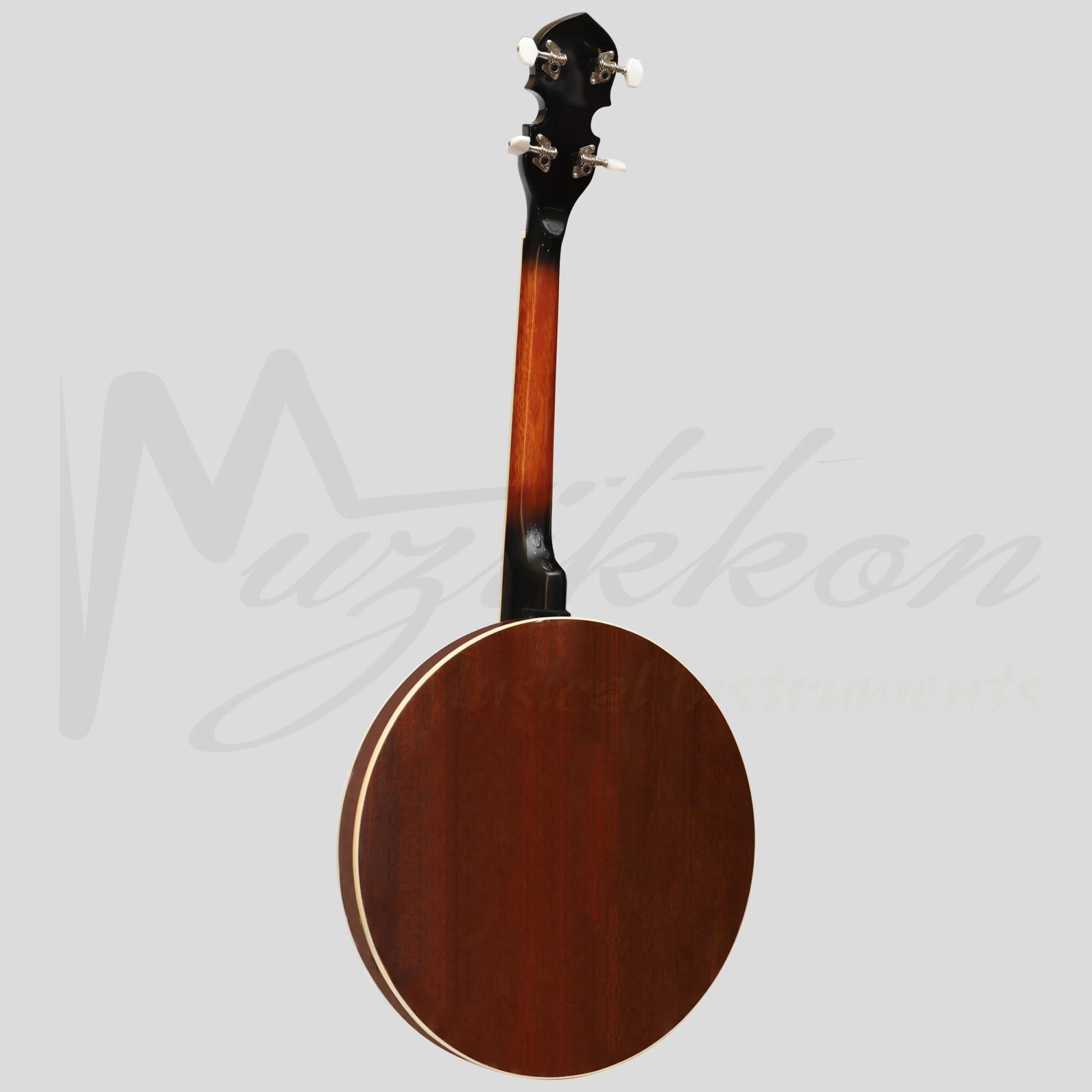 Heartland 4 String 17 Fret Irish Tenor Banjo Player Series With Closed Solid Back Sunburst Finish