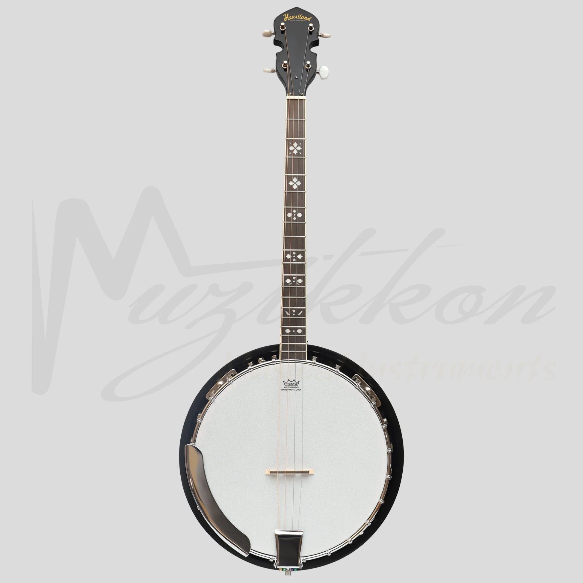 Heartland 4 String 19 Fret Irish Tenor Banjo Player Series With Closed Solid Back Sunburst Finish