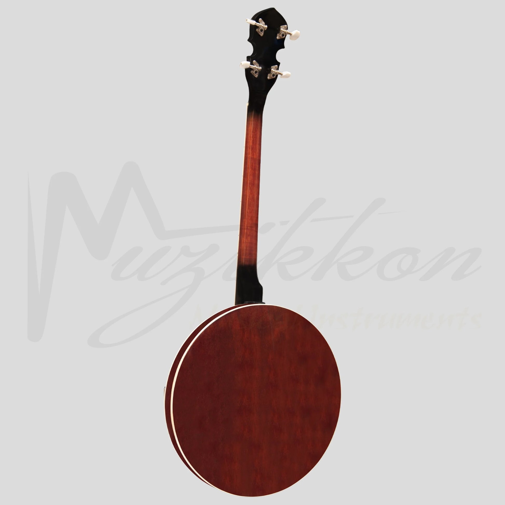 Heartland 4 String Banjo 19 Frets Irish Tenor Left Handed 24 Bracket With Closed Solid Back