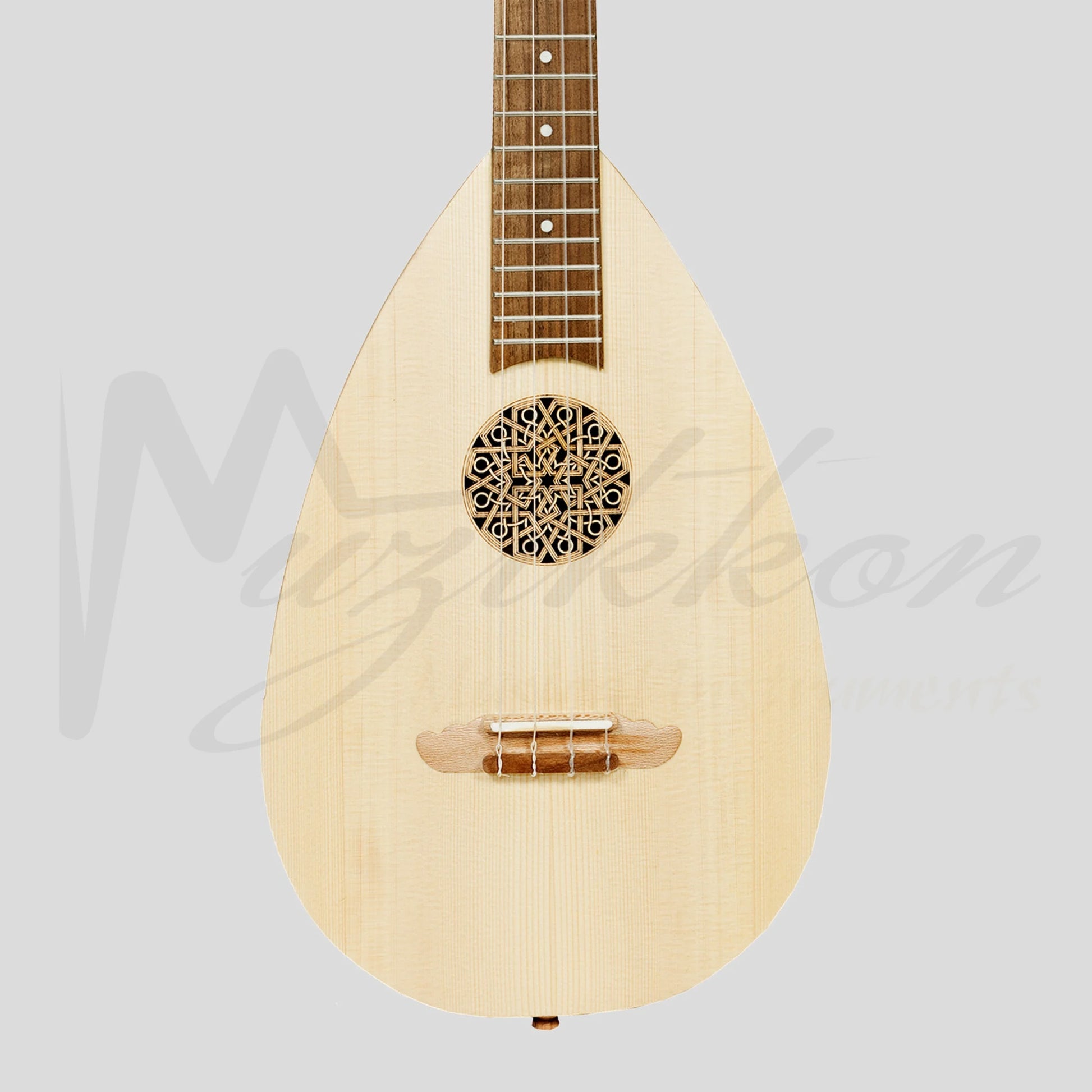 Heartland Baroque Ukulele 4 String Baritone Walnut