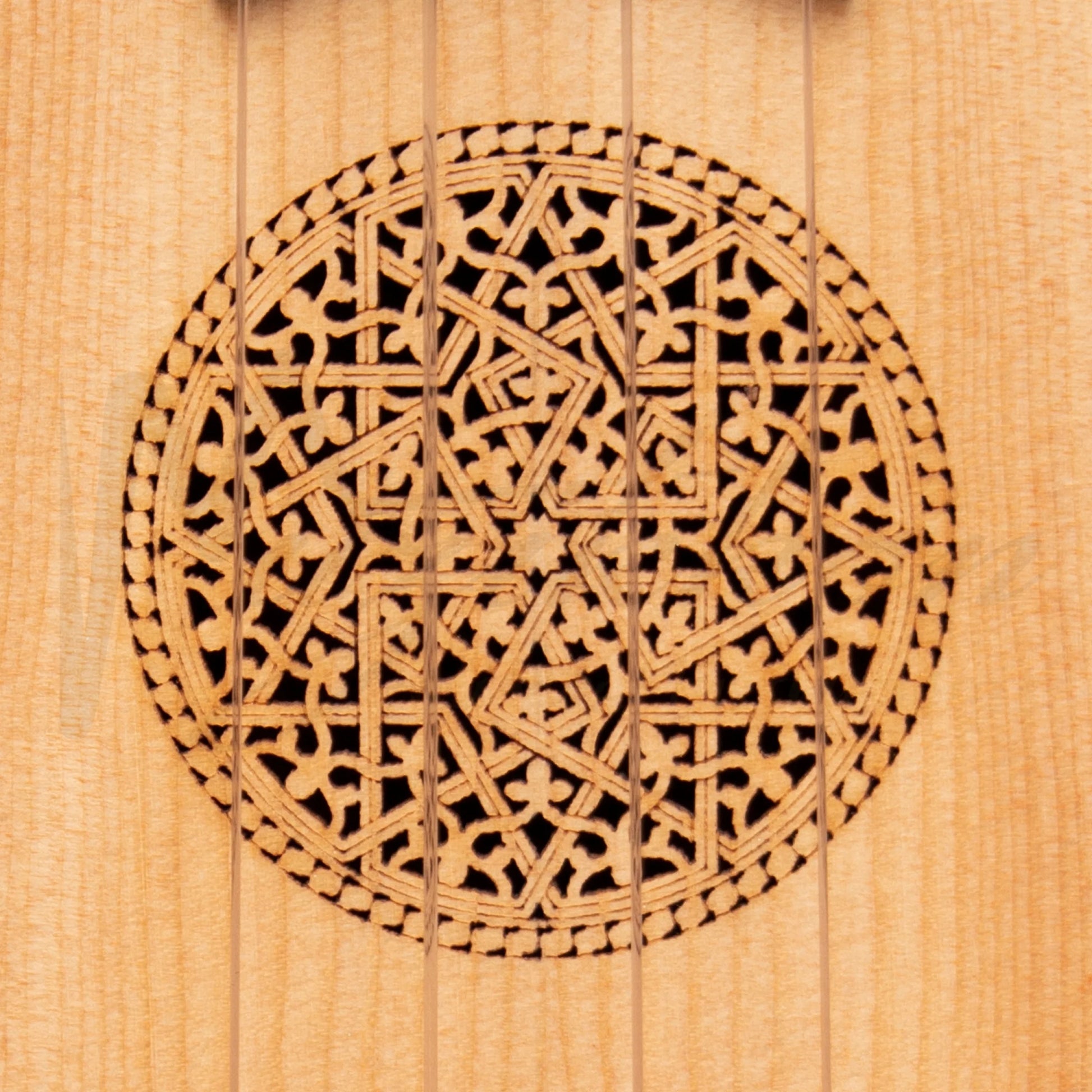 Heartland Baroque Ukulele 4 String Tenor Variegated Rosewood And Lacewood