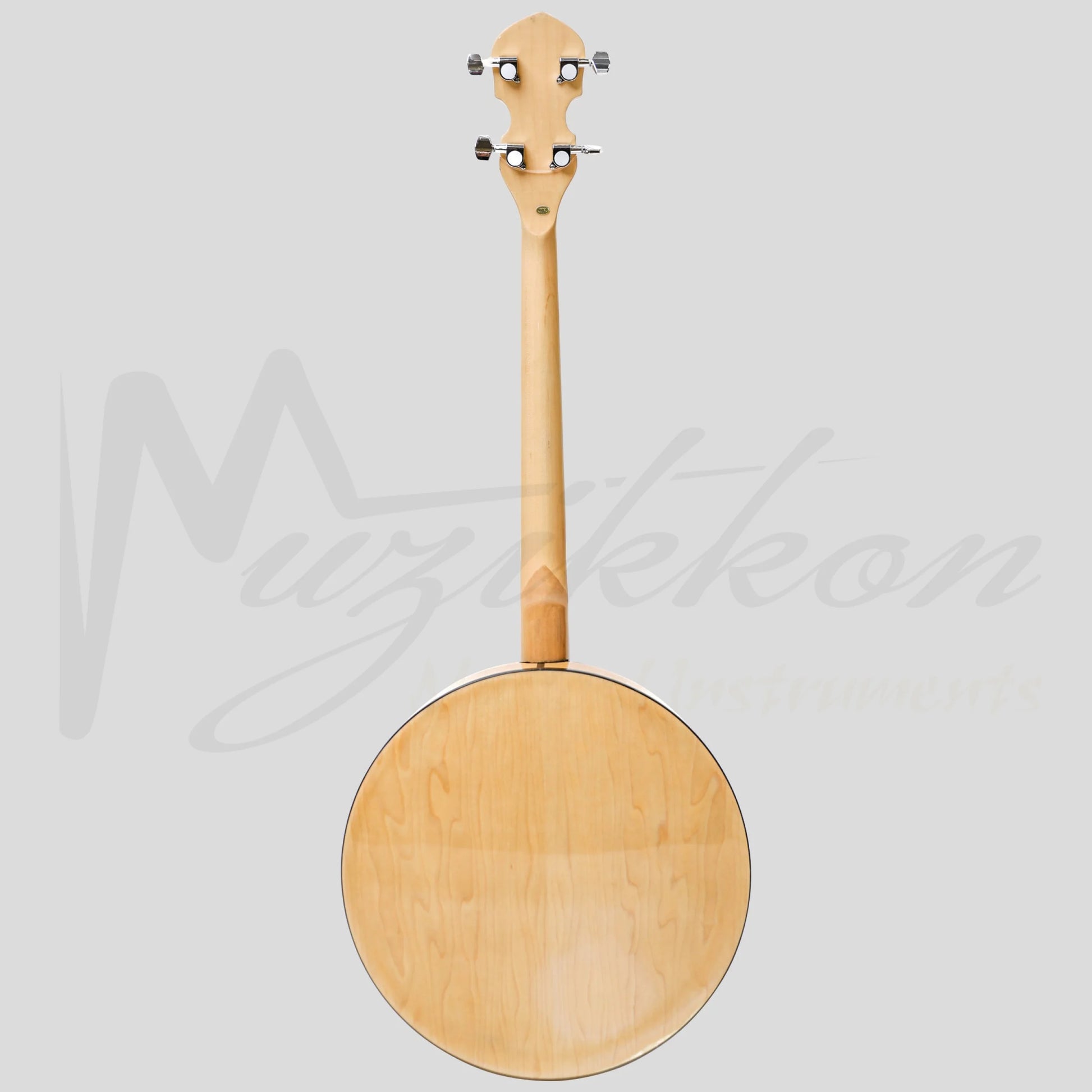 Heartland Deluxe Irish Tenor Banjo Left Handed 19 Frets 24 Bracket Closed Solid Back Maple Finish