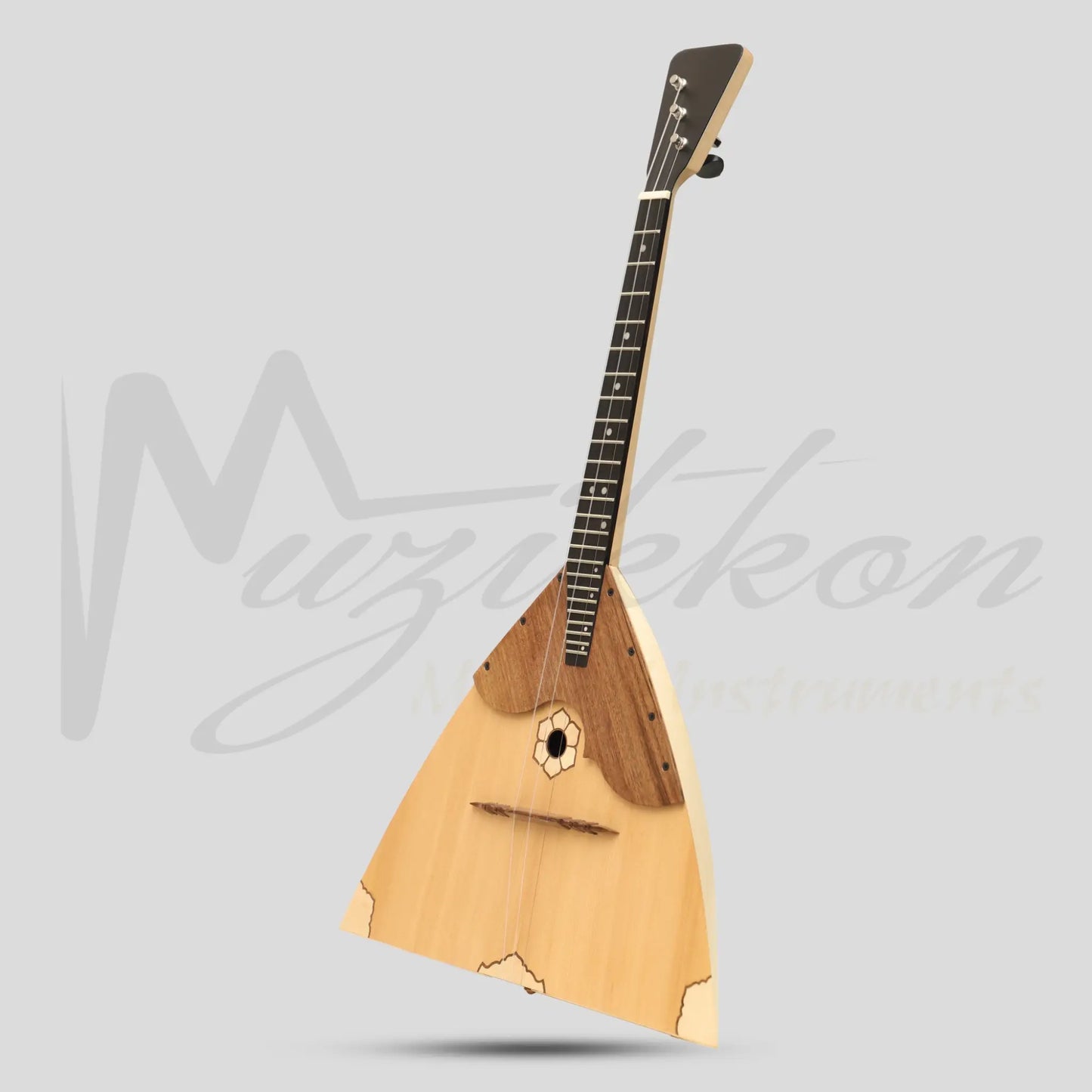 Heartland Russian Prima Balalaika Deluxe 3 String Right Handed Walnut/Maple