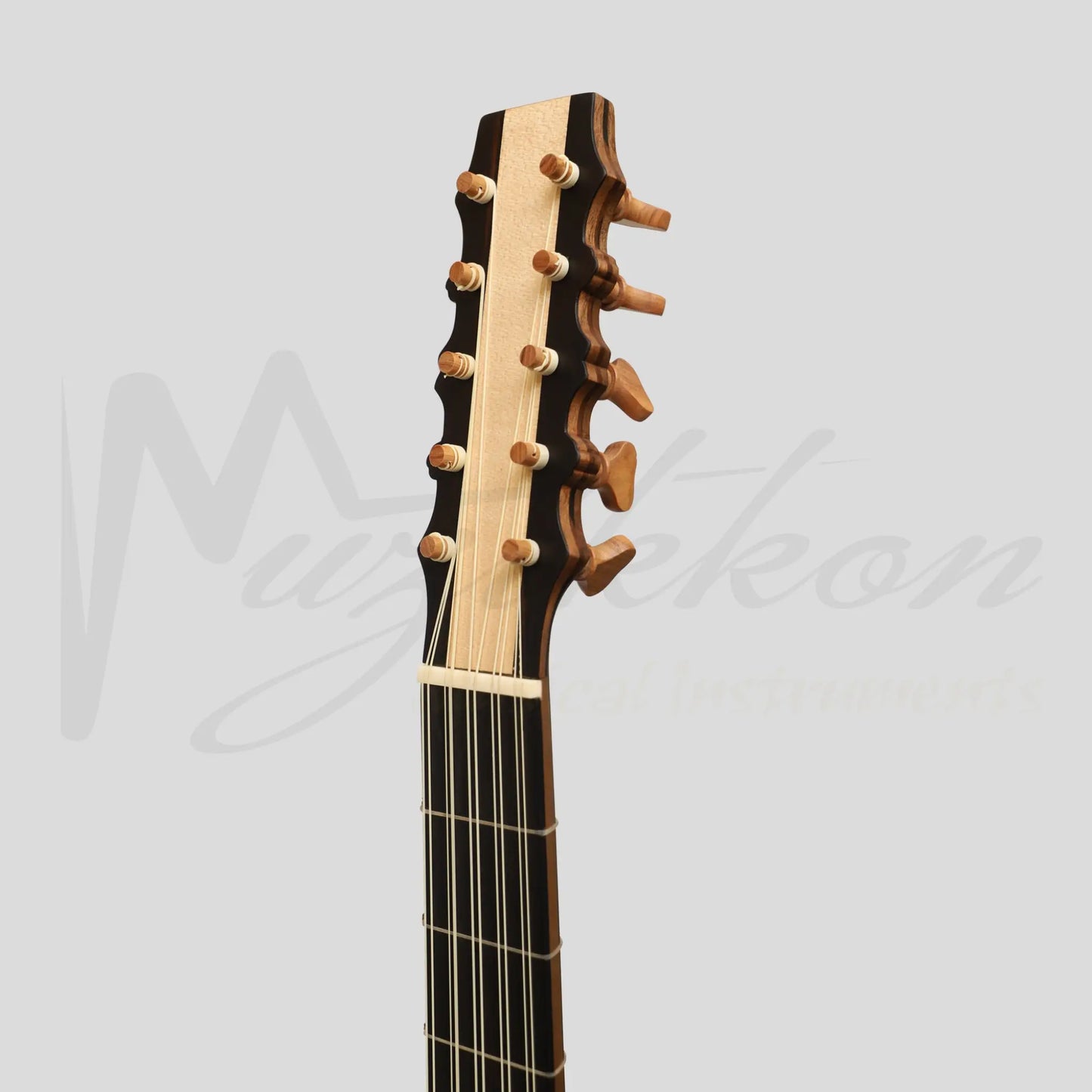 Heartland Sellas Baroque Guitar 5 Course Variegated Walnut Ebony