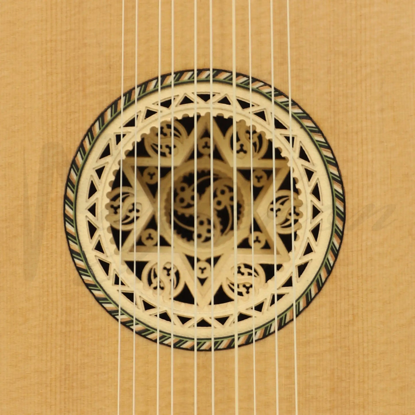 Heartland Sellas Baroque Guitar 5 Course Walnut Left Hand