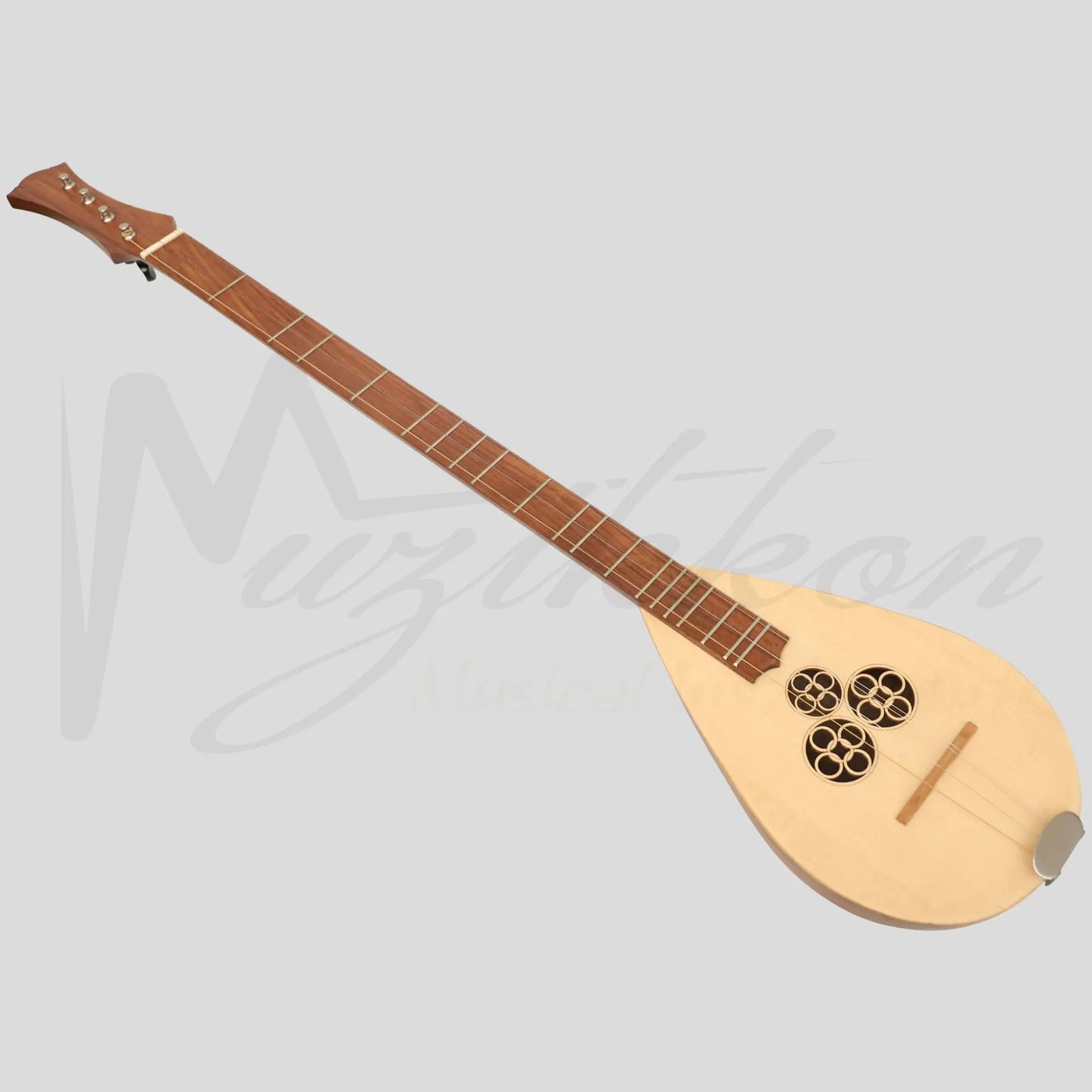 Heartland Wildwood Dulcimer Banjo 4 String Variegated Rosewood Lacewood