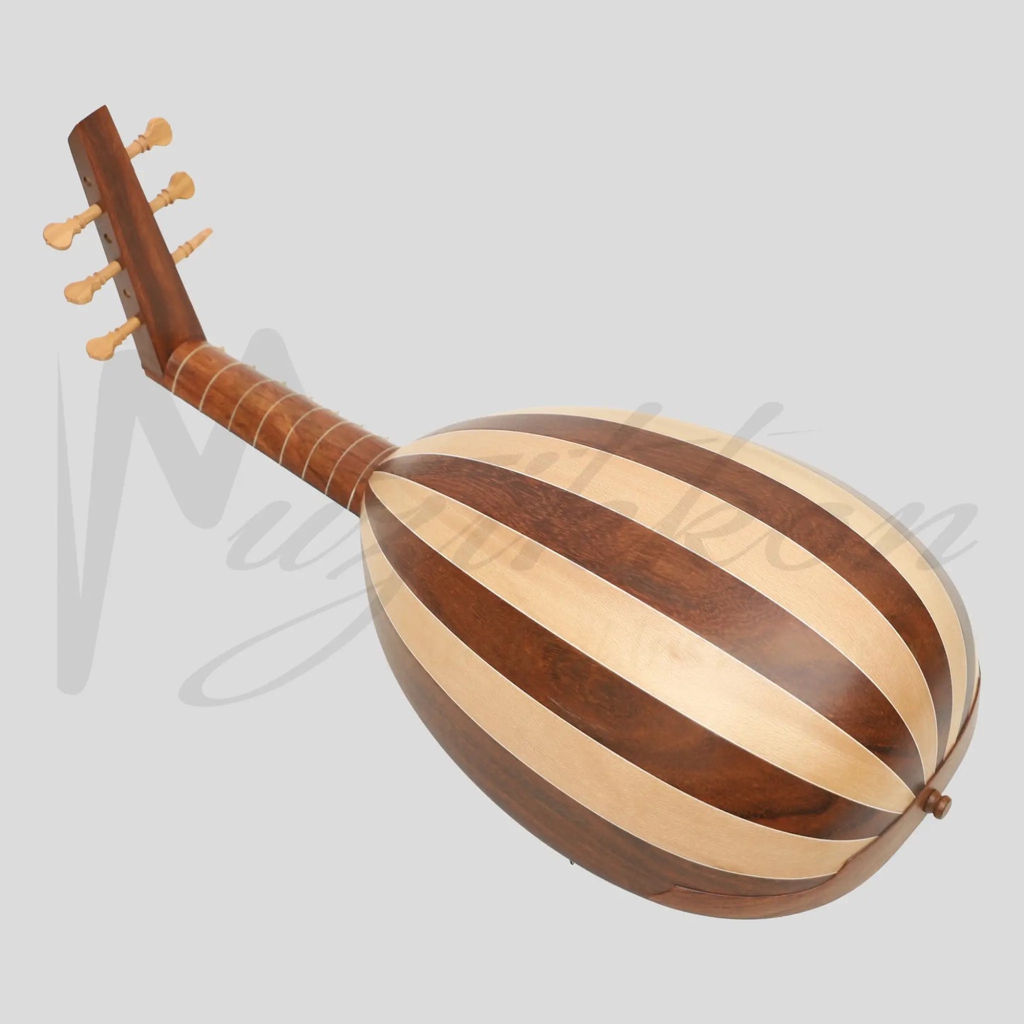 Lute Ukulele 6 Strings Tenor Left Variegated Rosewood Lacewood