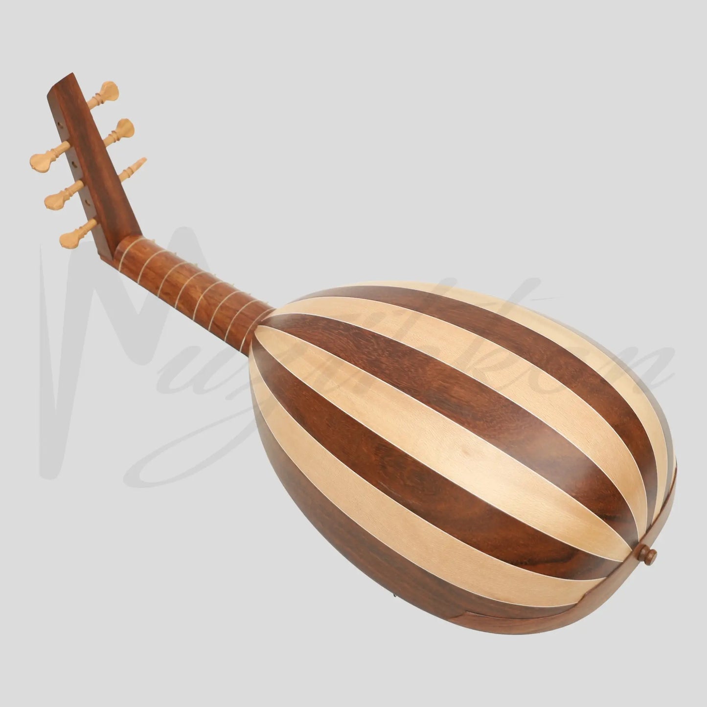 Lute Ukulele 6 Strings Tenor Left Variegated Rosewood Lacewood