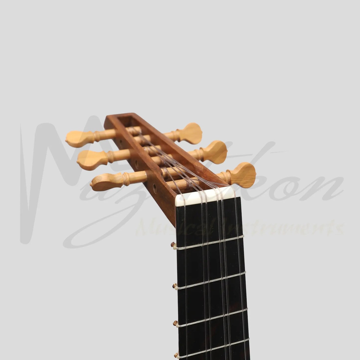 Lute Ukulele 6 Strings Tenor Left Variegated Rosewood Lacewood