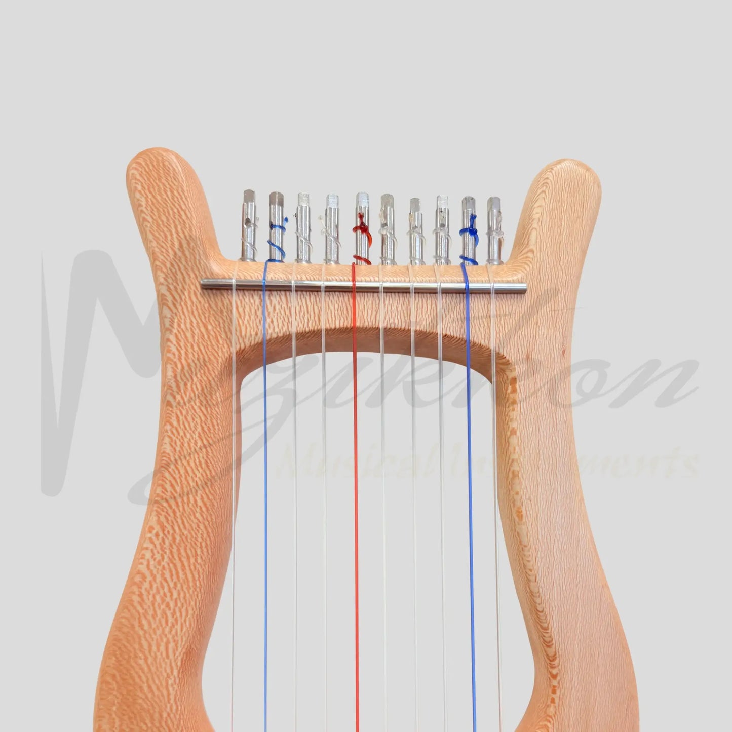 Mini Kinnor Harp 10 String Lacewood