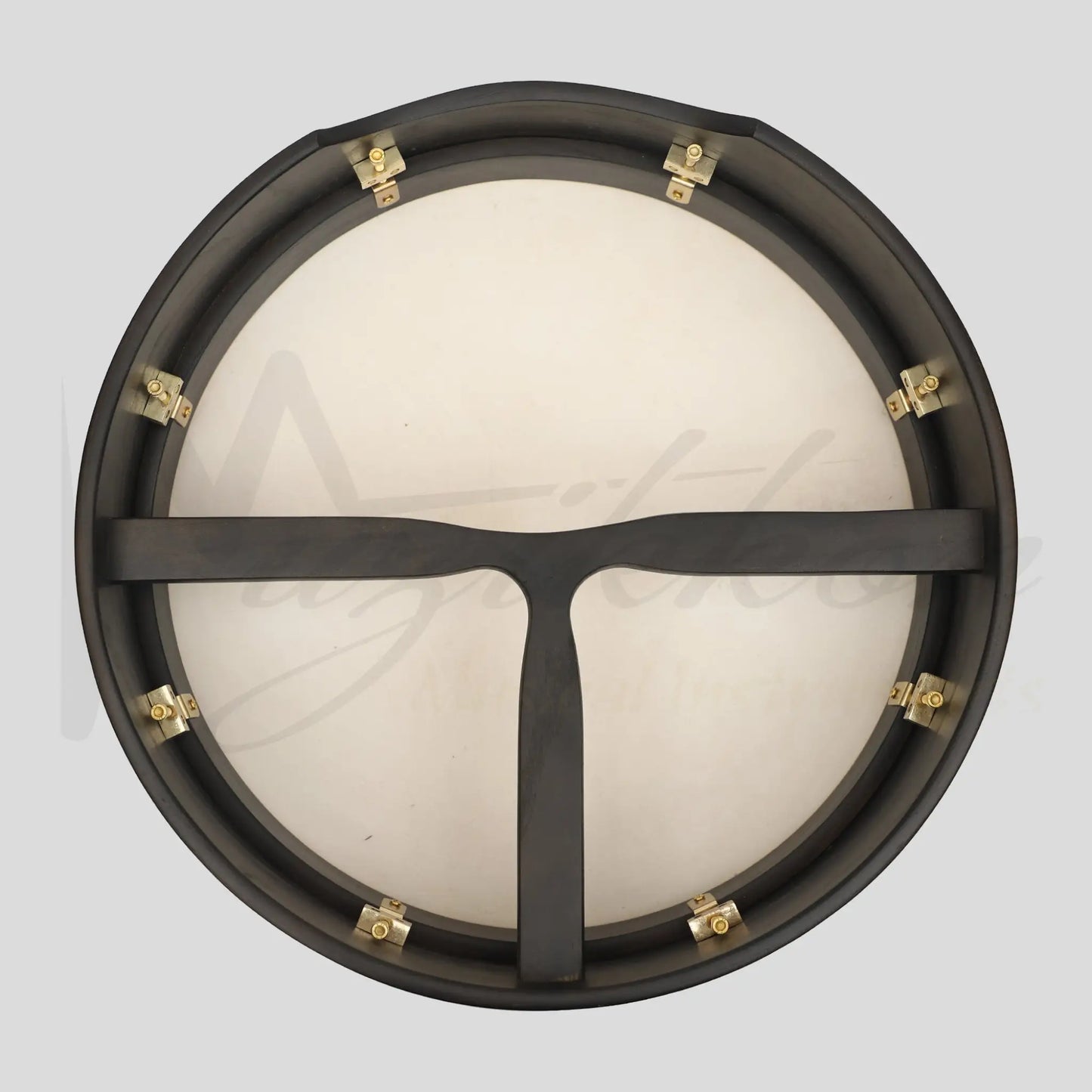 Muzikkon 16’’X4’’ Heartland Tunable Irish Bodhran With T-Bar & Taped Finish Deep Tune