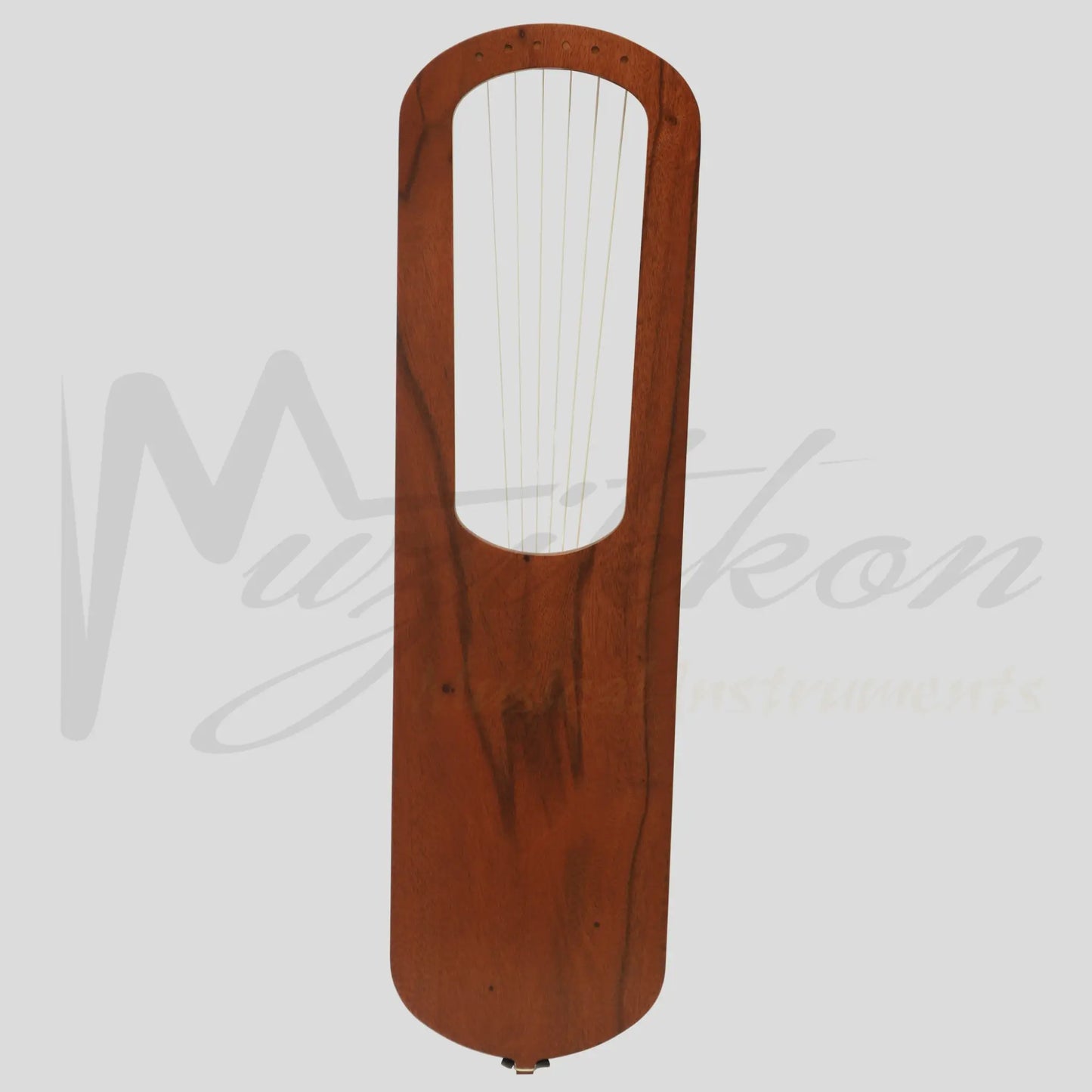 Muzikkon Anglo Saxon Lyre Harp Mahogany After Prittlewell Lyre Mid 7th Century