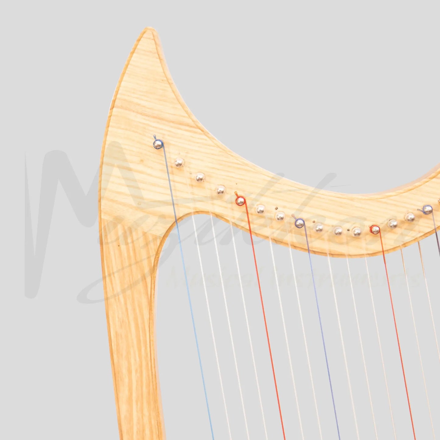 Muzikkon Gothic Harp 19 String Ashwood