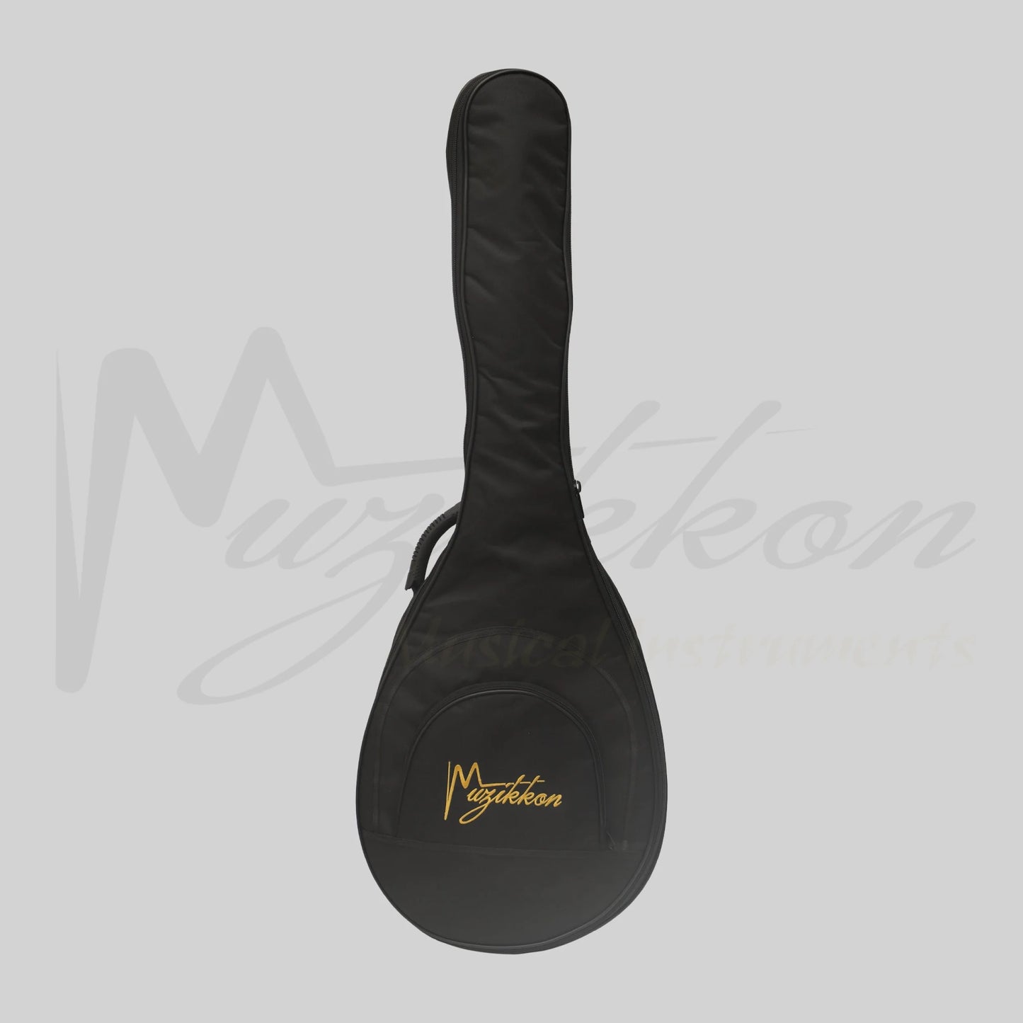 Muzikkon Lute Guitar 6 Steel Strings Variegated Lacewood Rosewood Left Handed