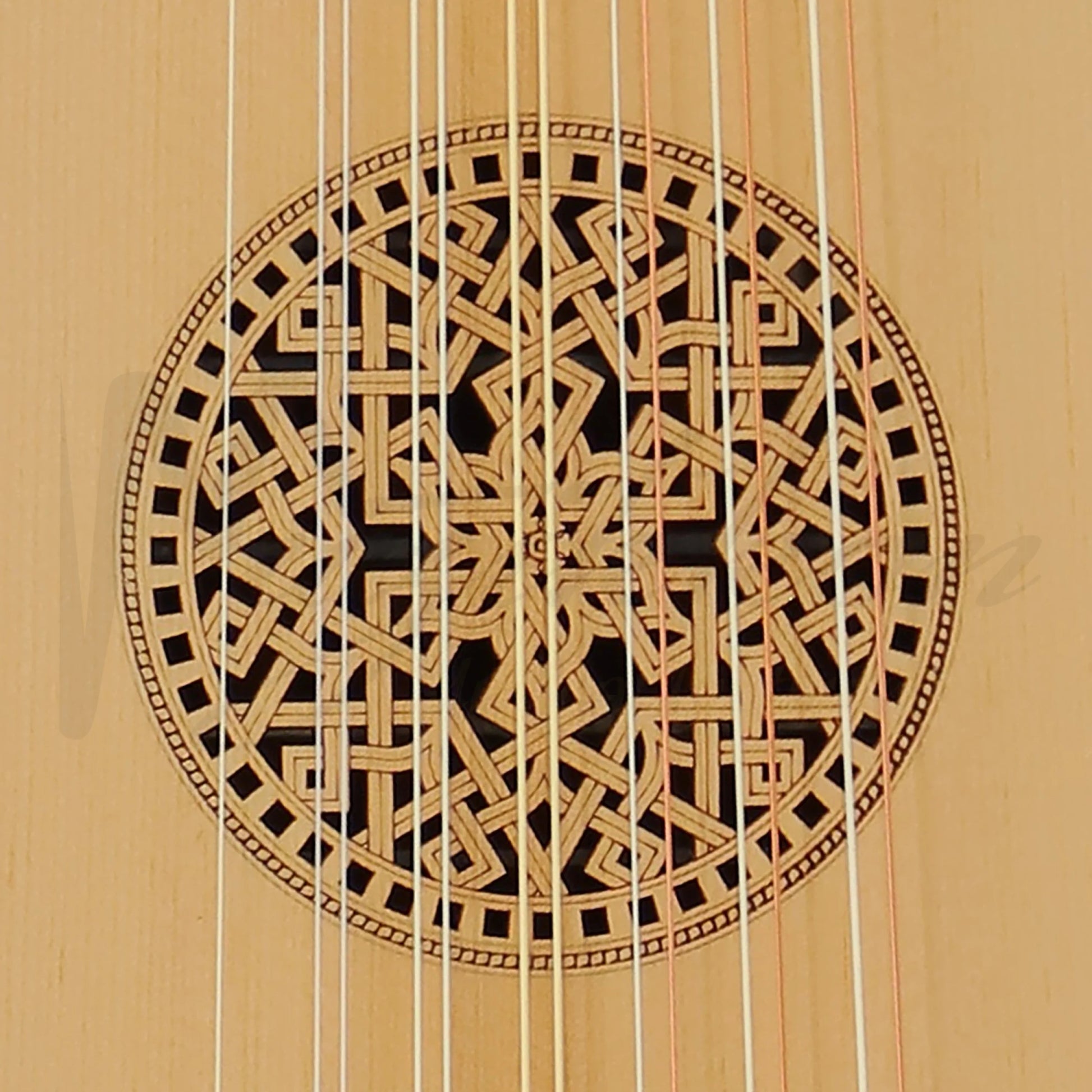 Muzikkon Renaissance Lute 7 Course Deluxe Left Hand After Hieber Lute