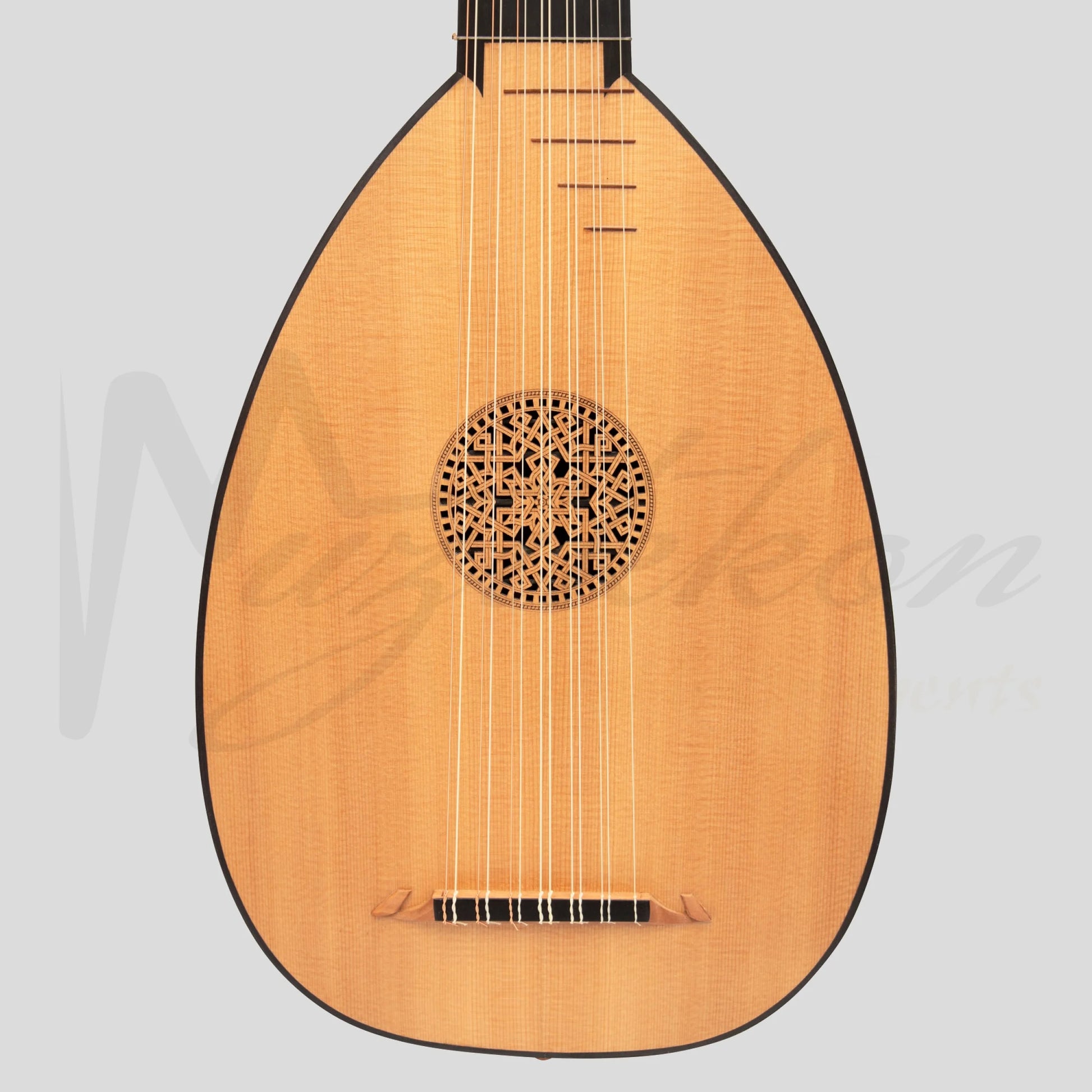 Muzikkon Renaissance Lute 7 Course Deluxe Right Hand After Hieber