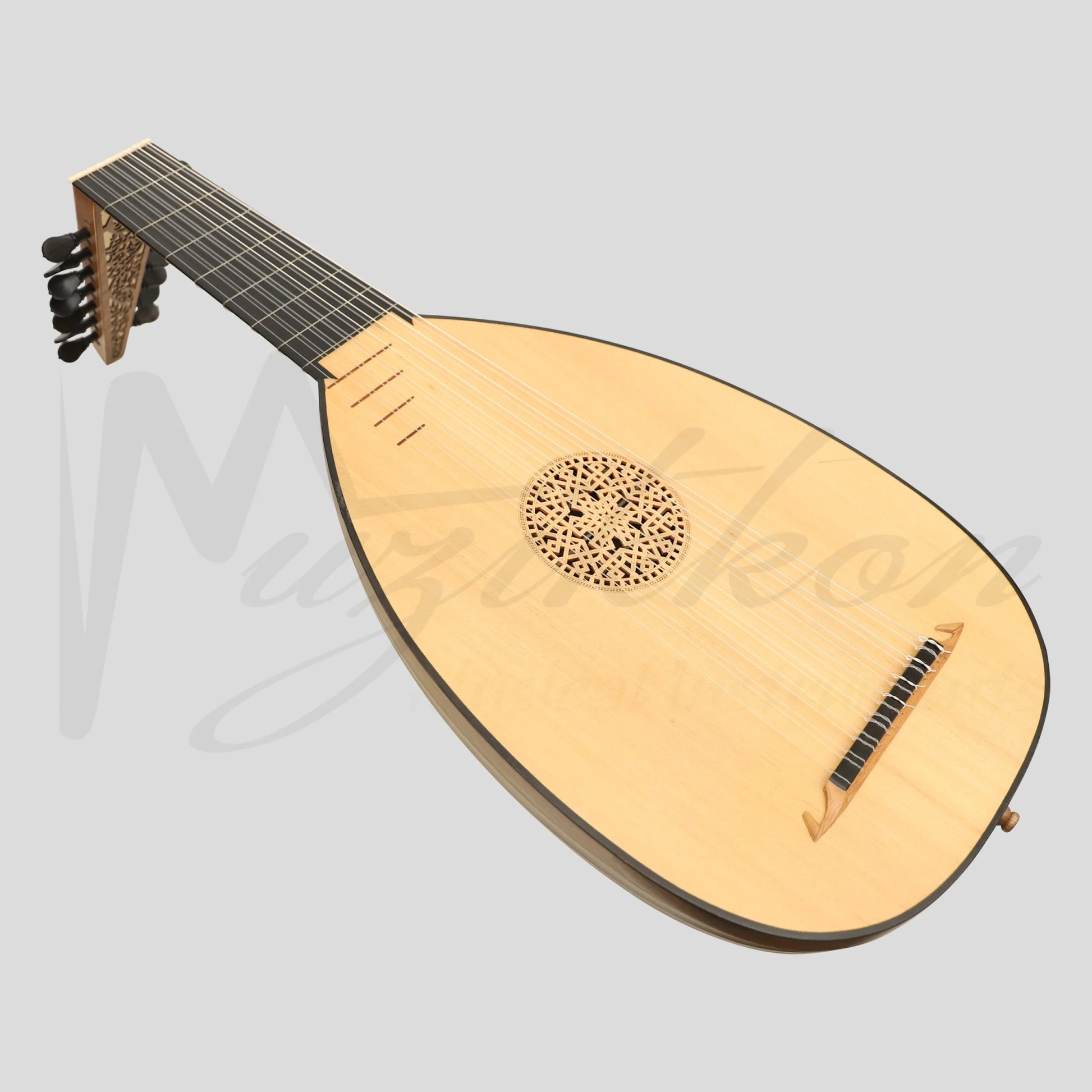 Muzikkon Renaissance Lute 8 Course Deluxe Left Hand After Hieber