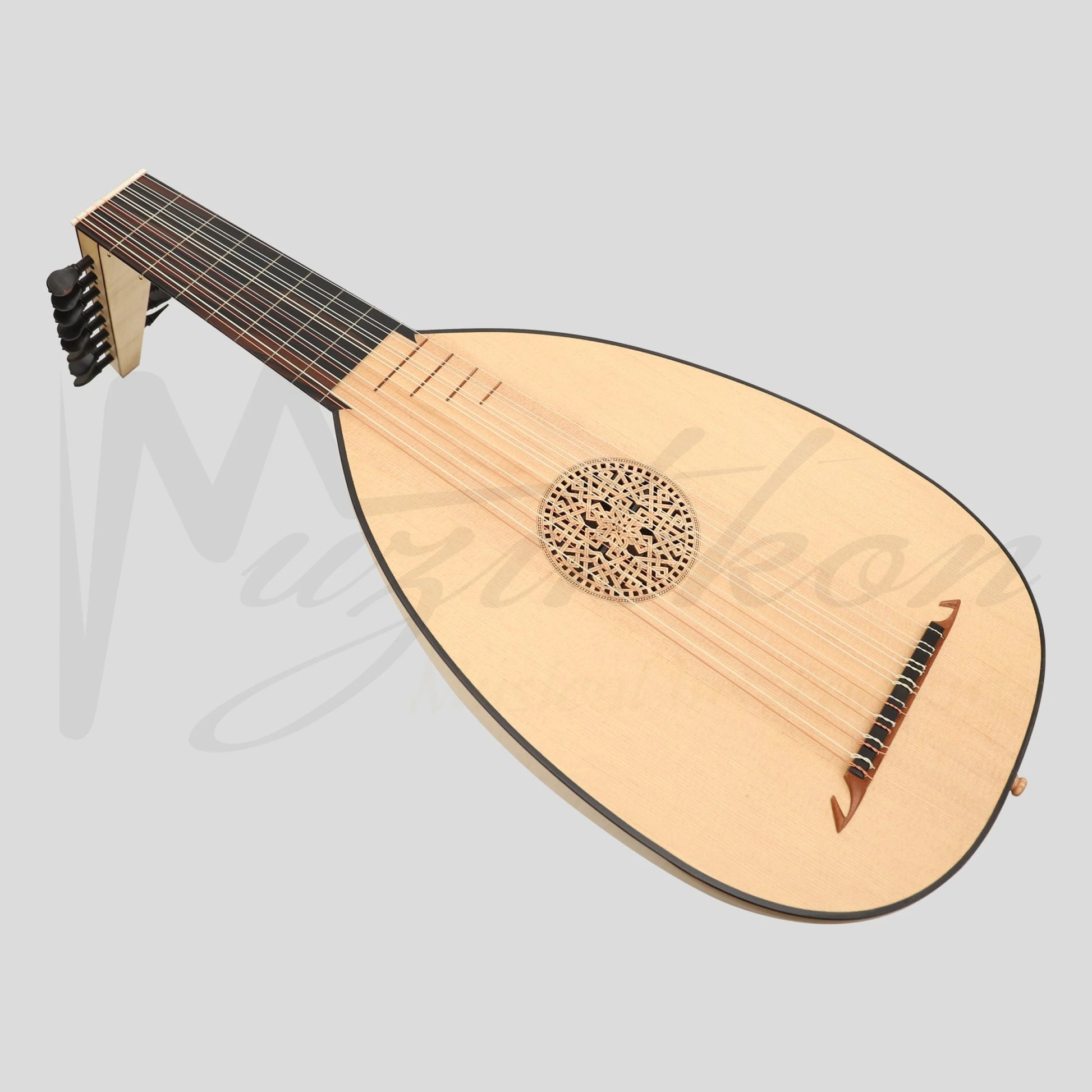 Muzikkon Renaissance Lute 8 Course Right Hand After Hieber Lute