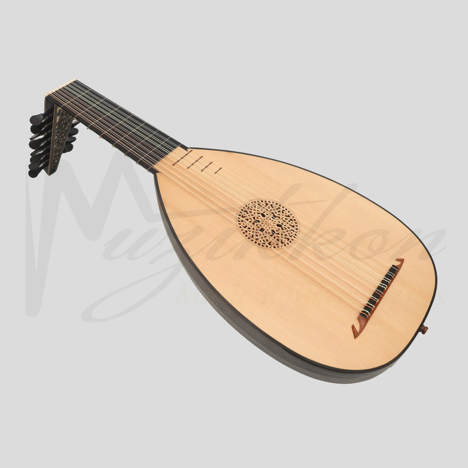 Muzikkon Renaissance Lute 8 Course Right Hand After Hieber Lute
