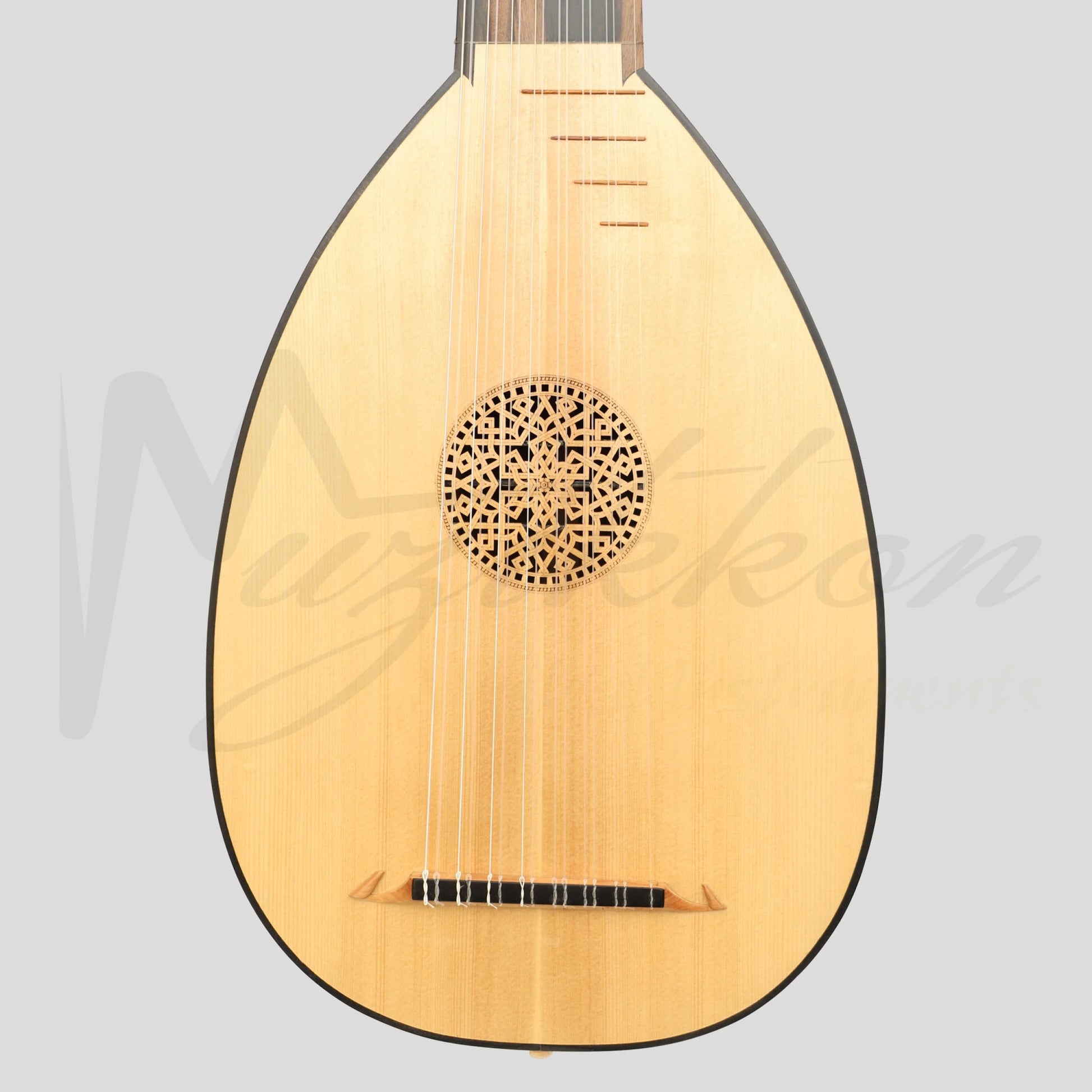 Muzikkon Renaissance Lute 8 Course Right Hand After Hieber Lute