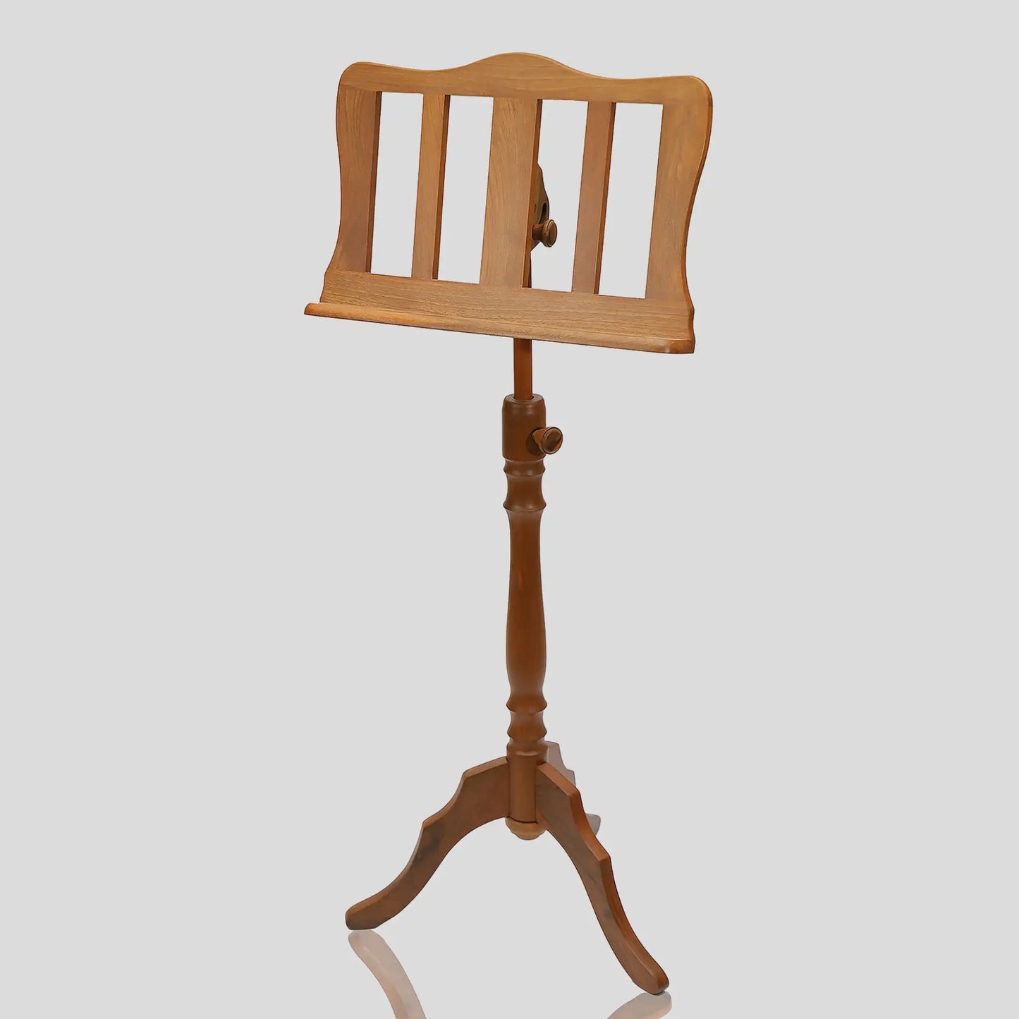 Muzikkon Single Tray Georgian Music Stand Walnut
